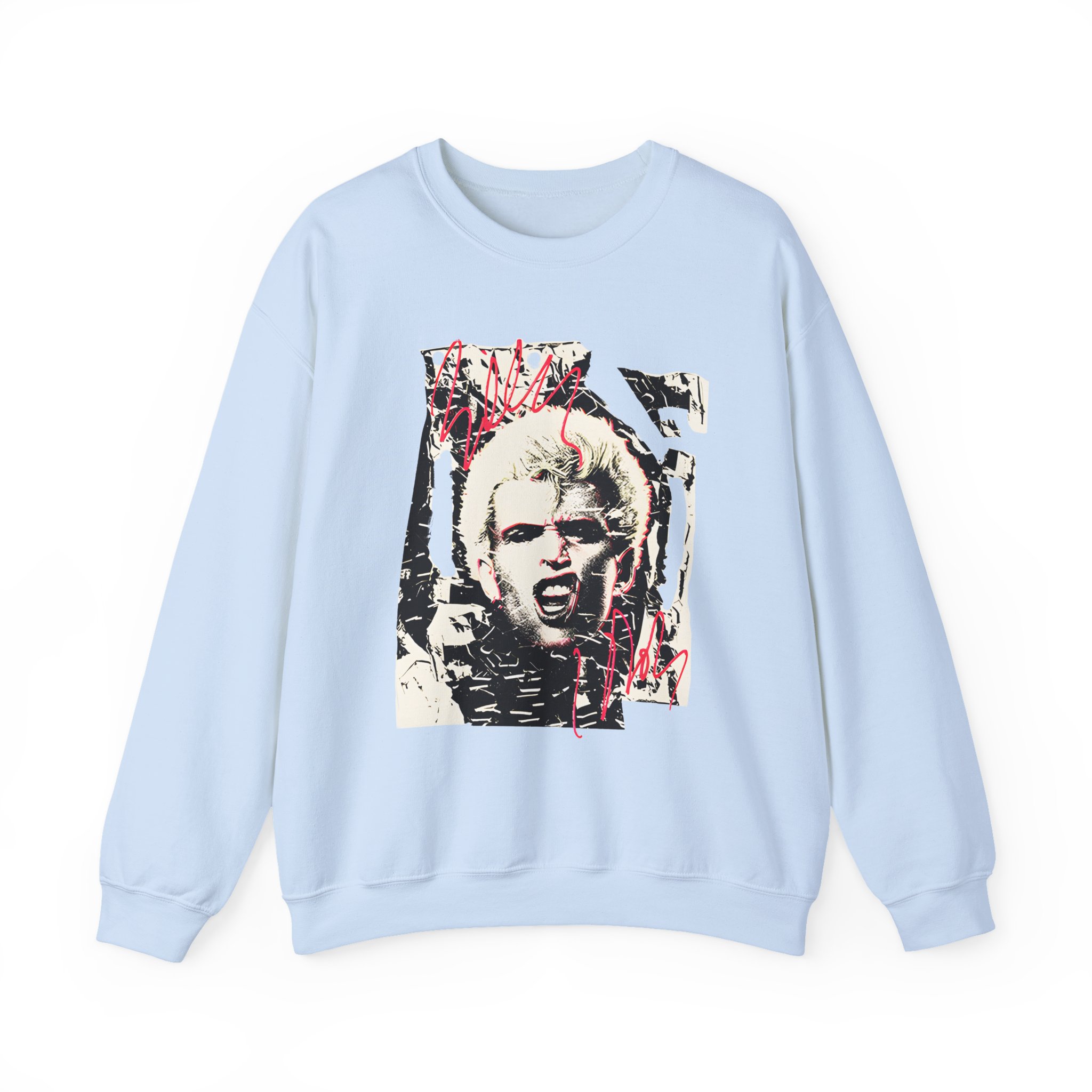 Billy Idol Shattered Photo Unisex Heavy Blendâ„¢ Crewneck Sweatshirt