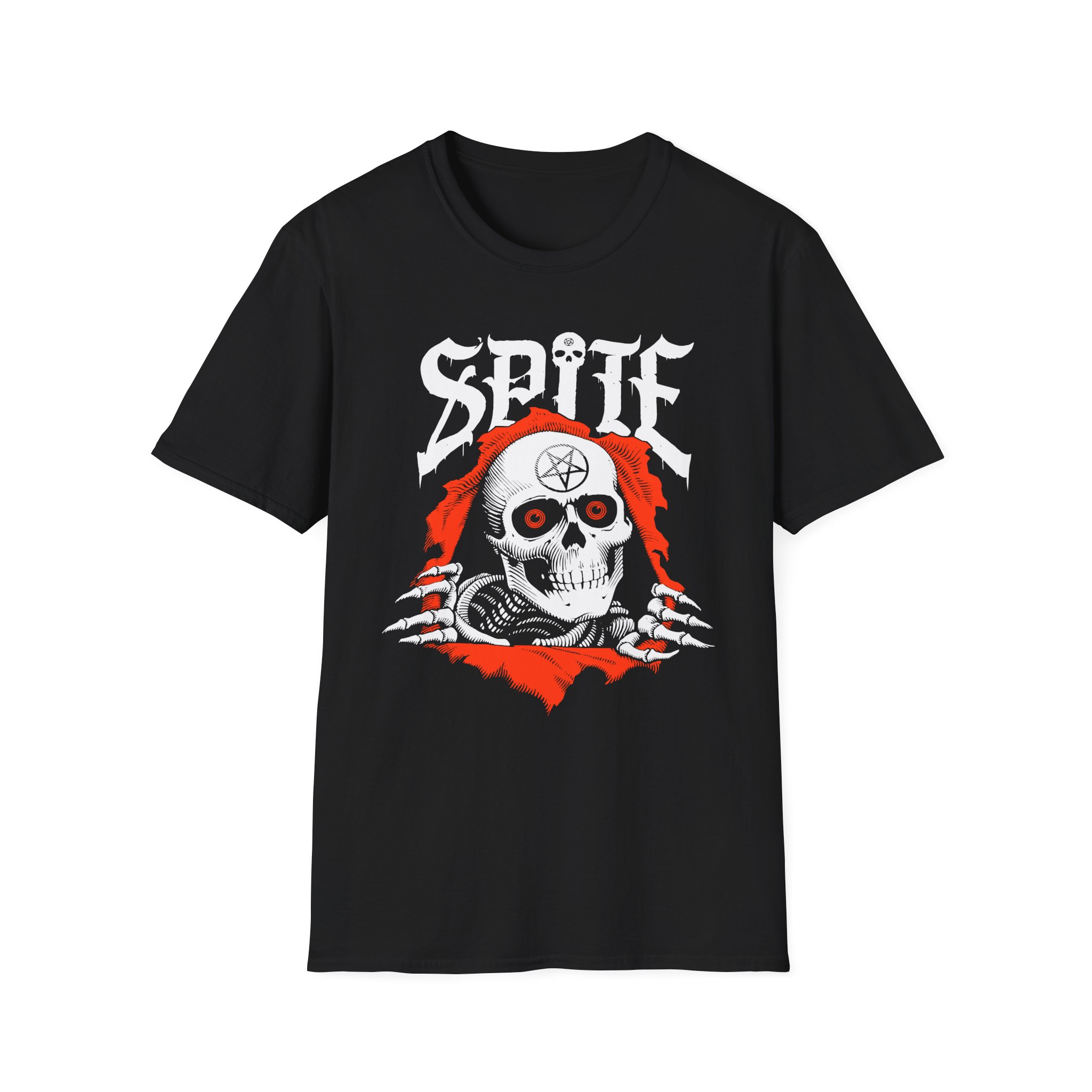 Spite Skeleton Unisex Softstyle T-Shirt