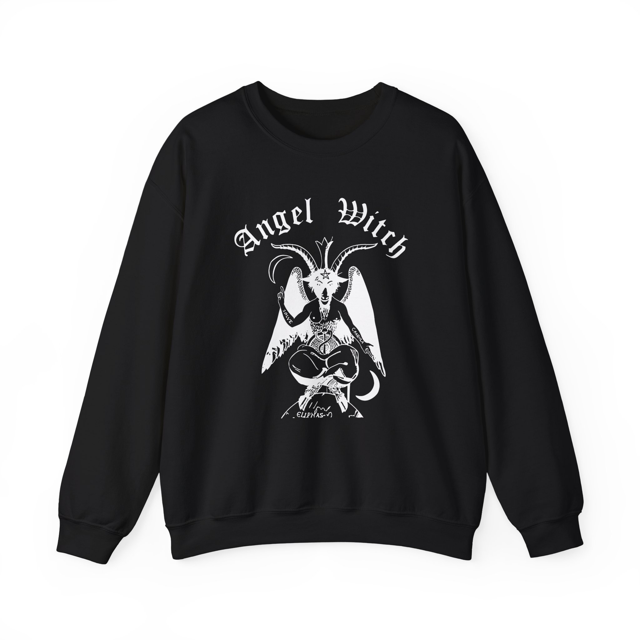 Angel Witch Baphomet Unisex Heavy Blendâ„¢ Crewneck Sweatshirt