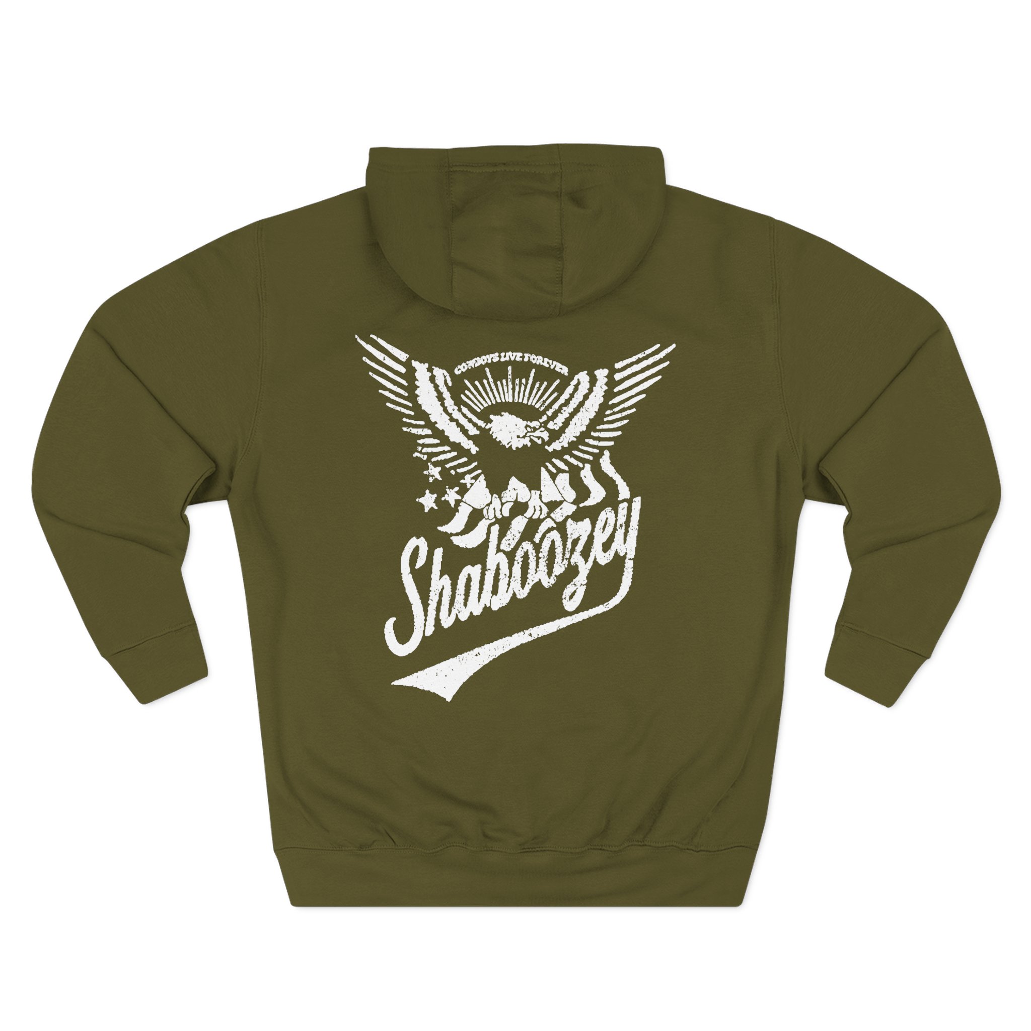 Shaboozey Boozey Eagle Three-Panel Fleece Hoodie