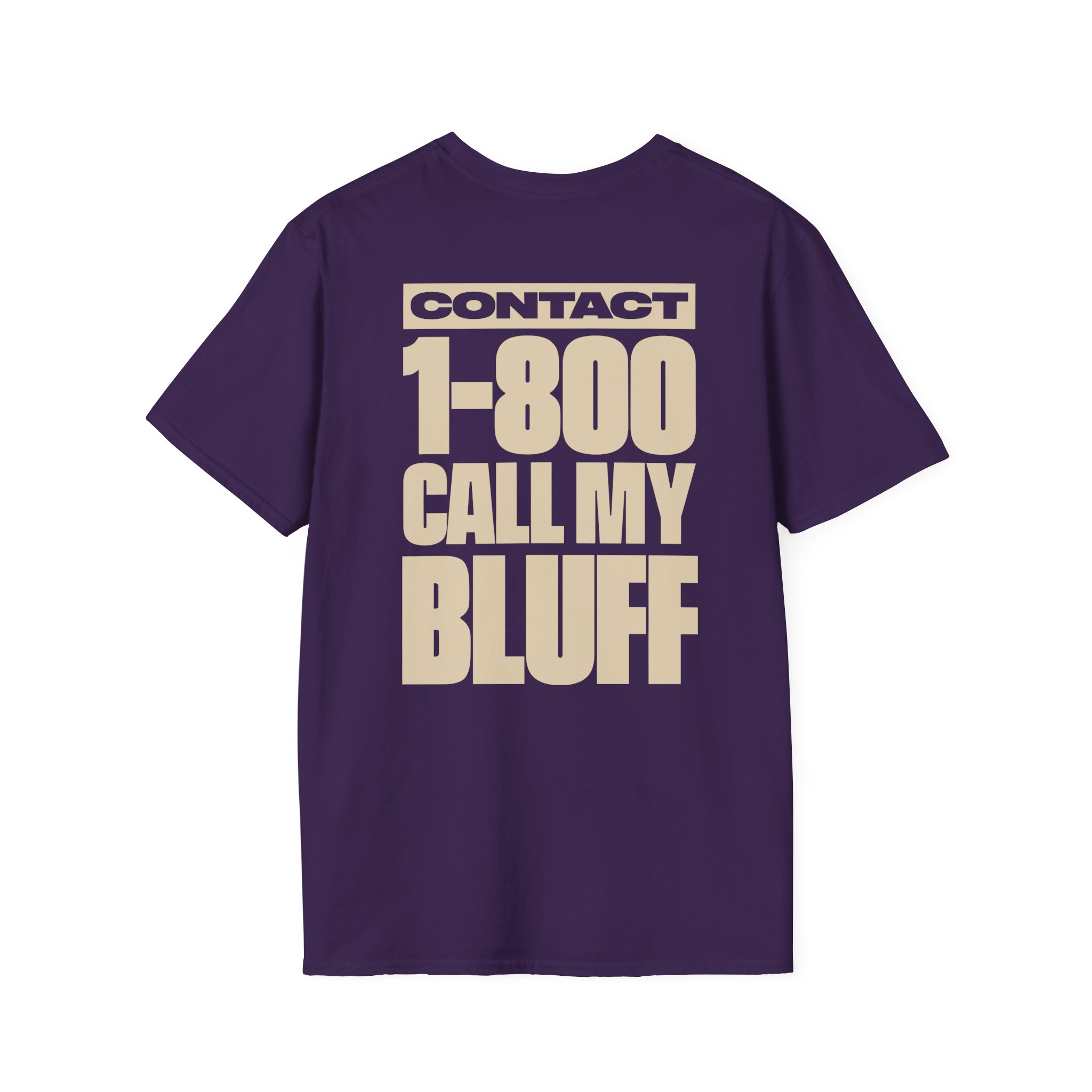 Clipse 1-800 Call My Bluff Unisex Softstyle T-Shirt