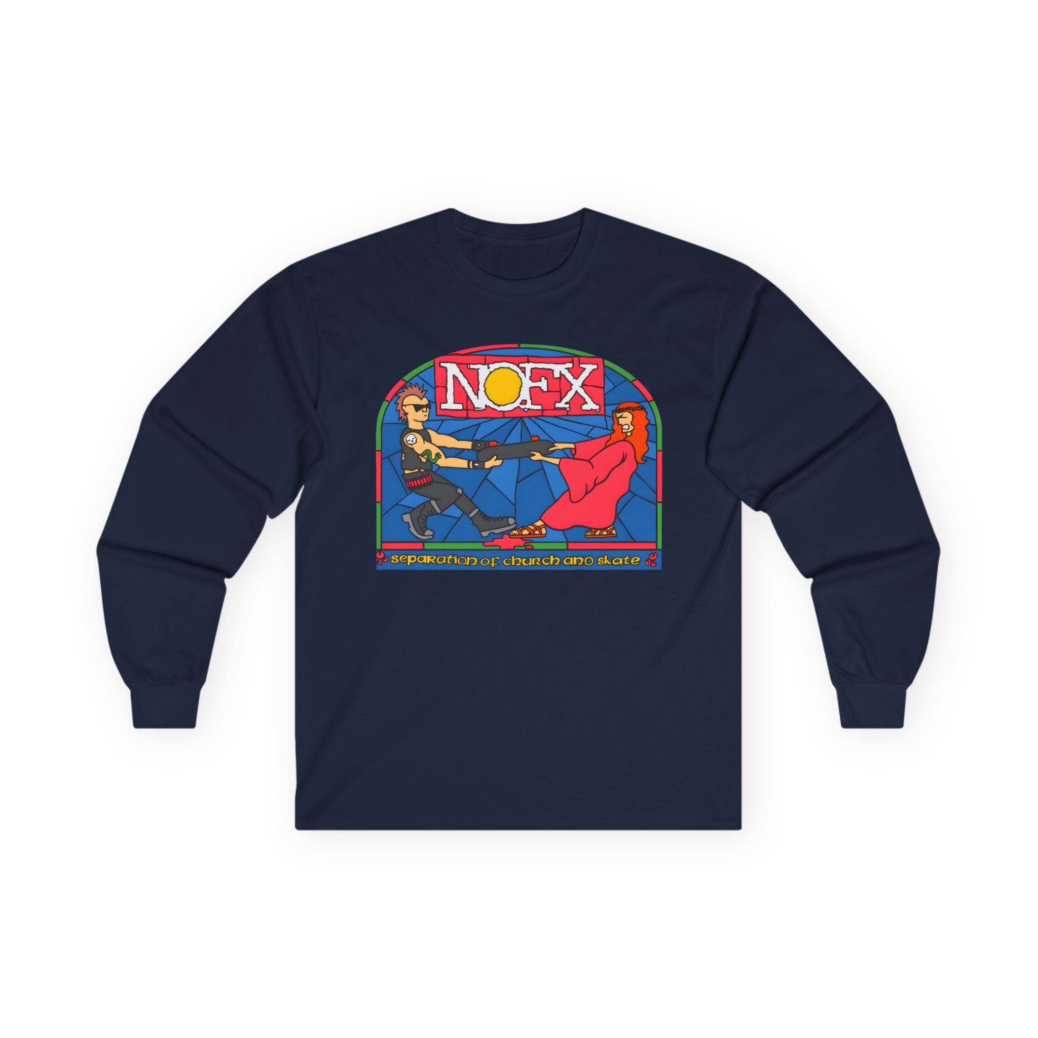 Nofx Seperation Unisex Ultra Cotton Long Sleeve Tee