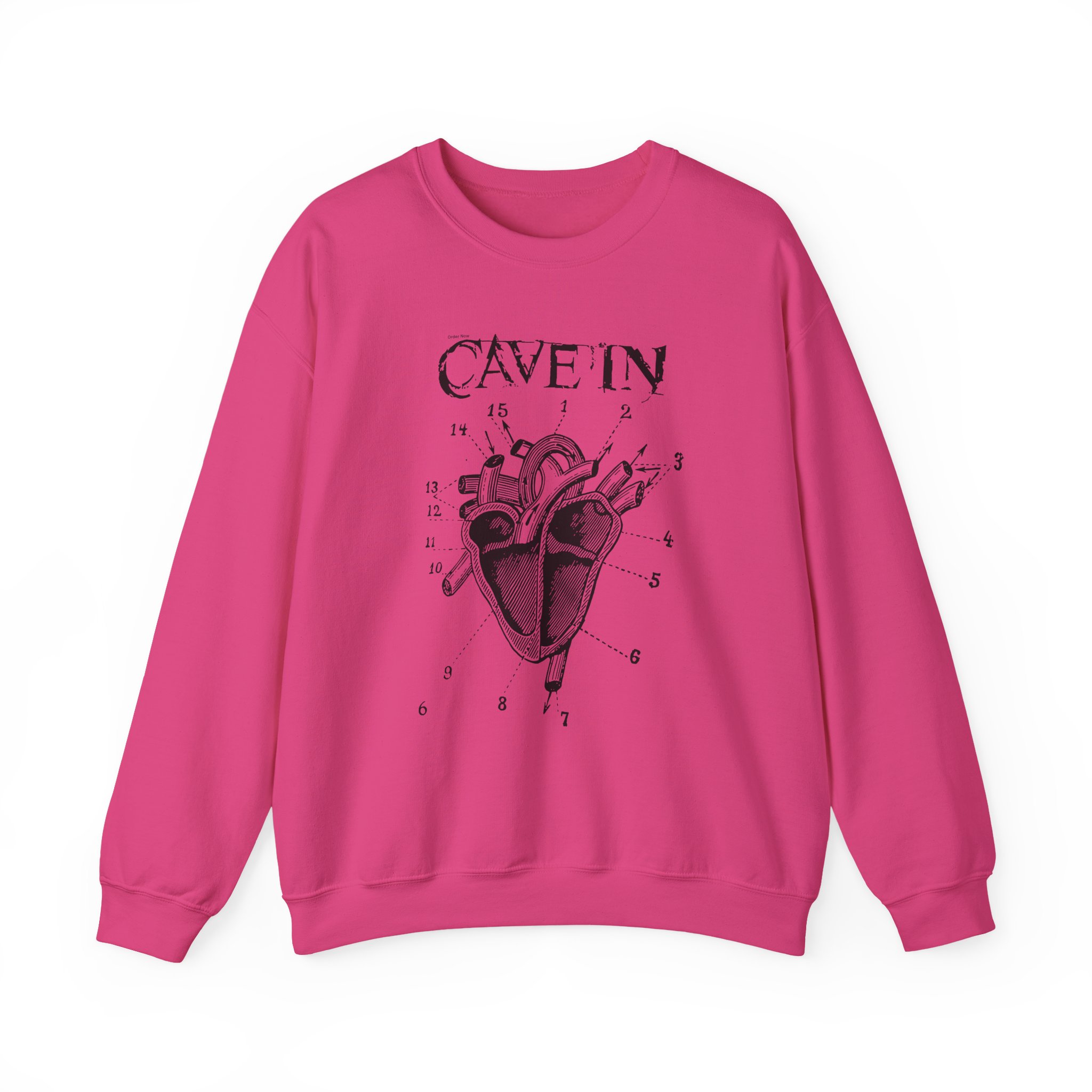 Cave in Classic Heart Unisex Heavy Blendâ„¢ Crewneck Sweatshirt