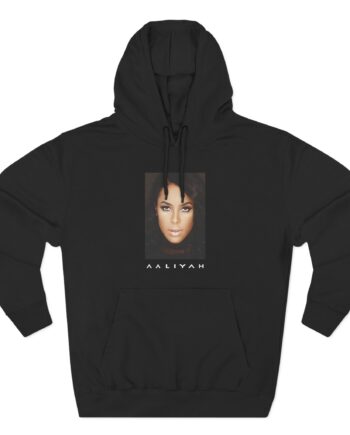 Aaliyah Self Self Titled Photo Three-Panel Fleece Hoodie