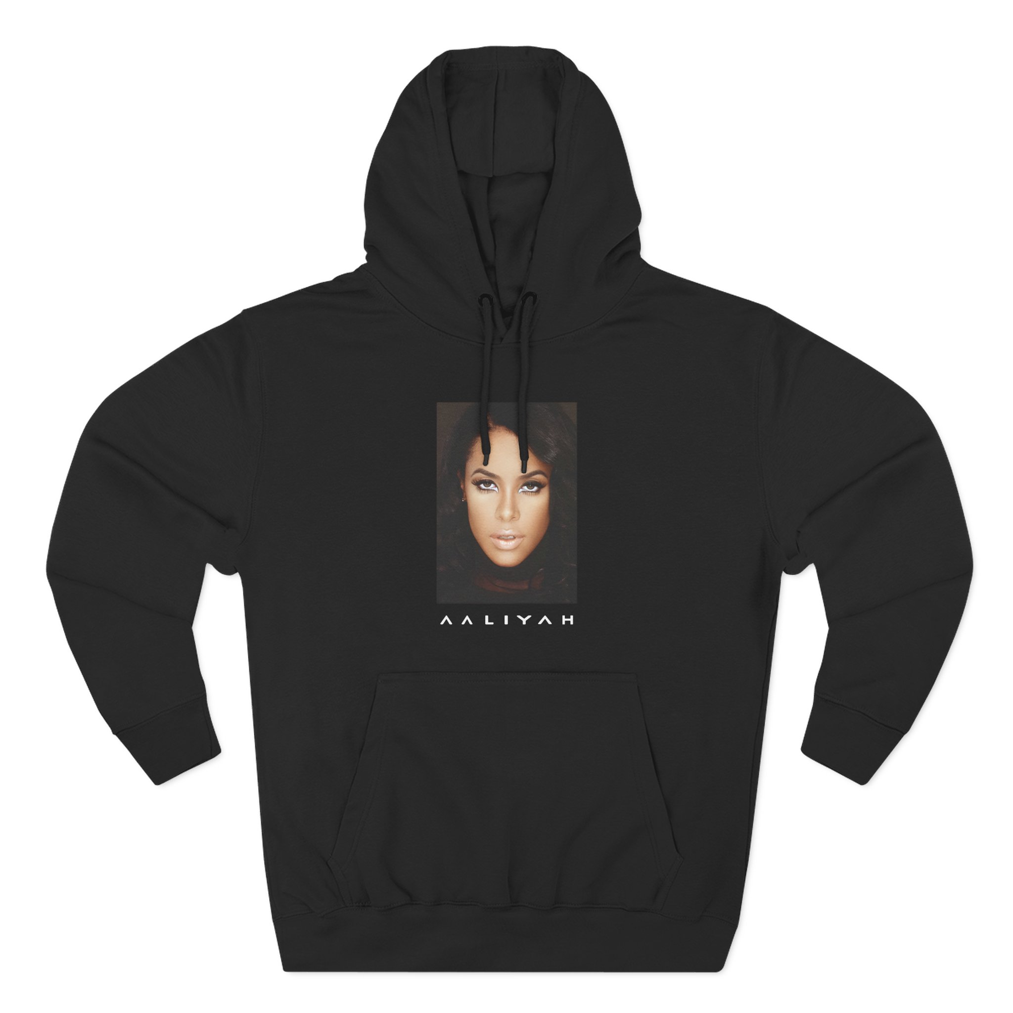 Aaliyah Self Self Titled Photo Three-Panel Fleece Hoodie