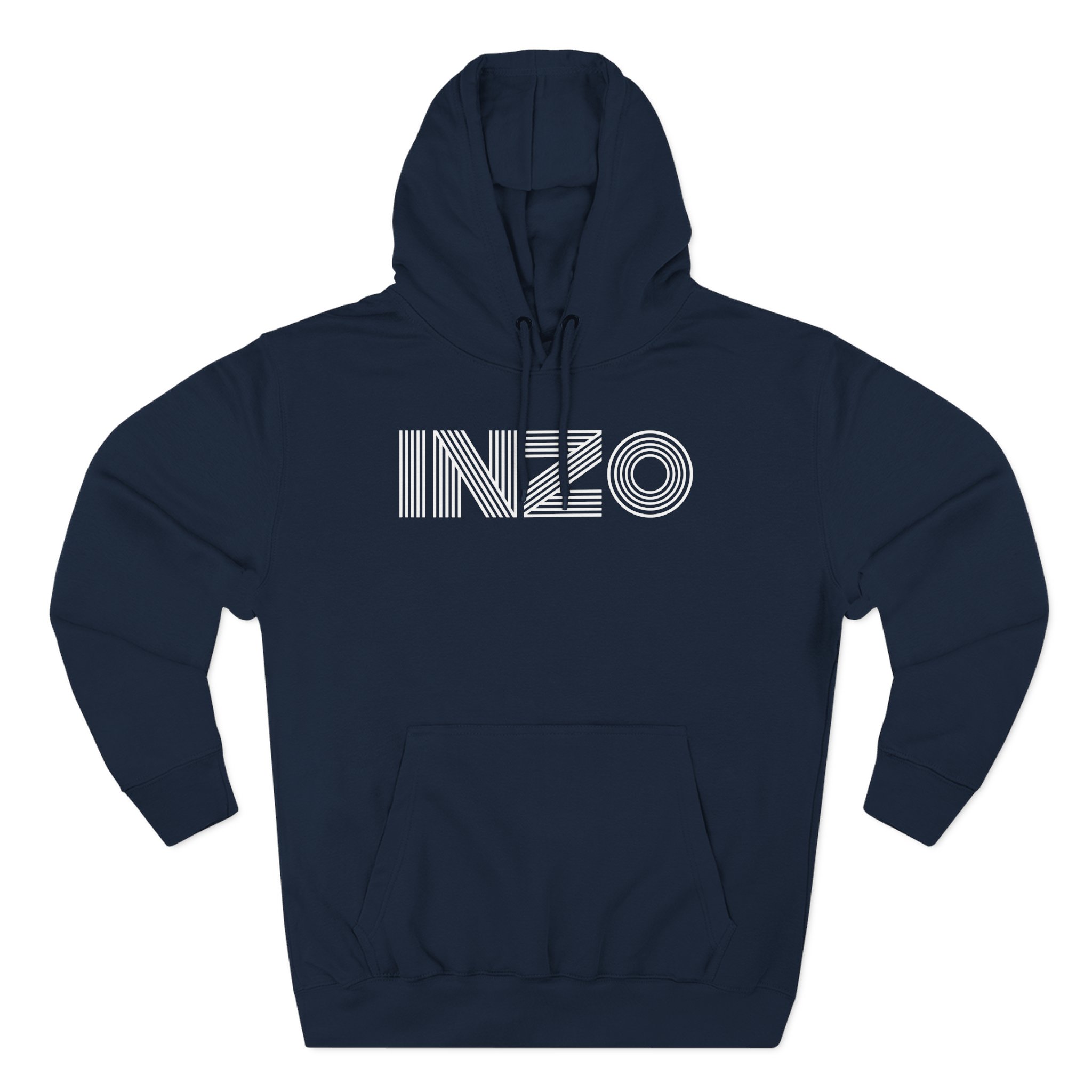 Inzo Three-Panel Fleece Hoodie