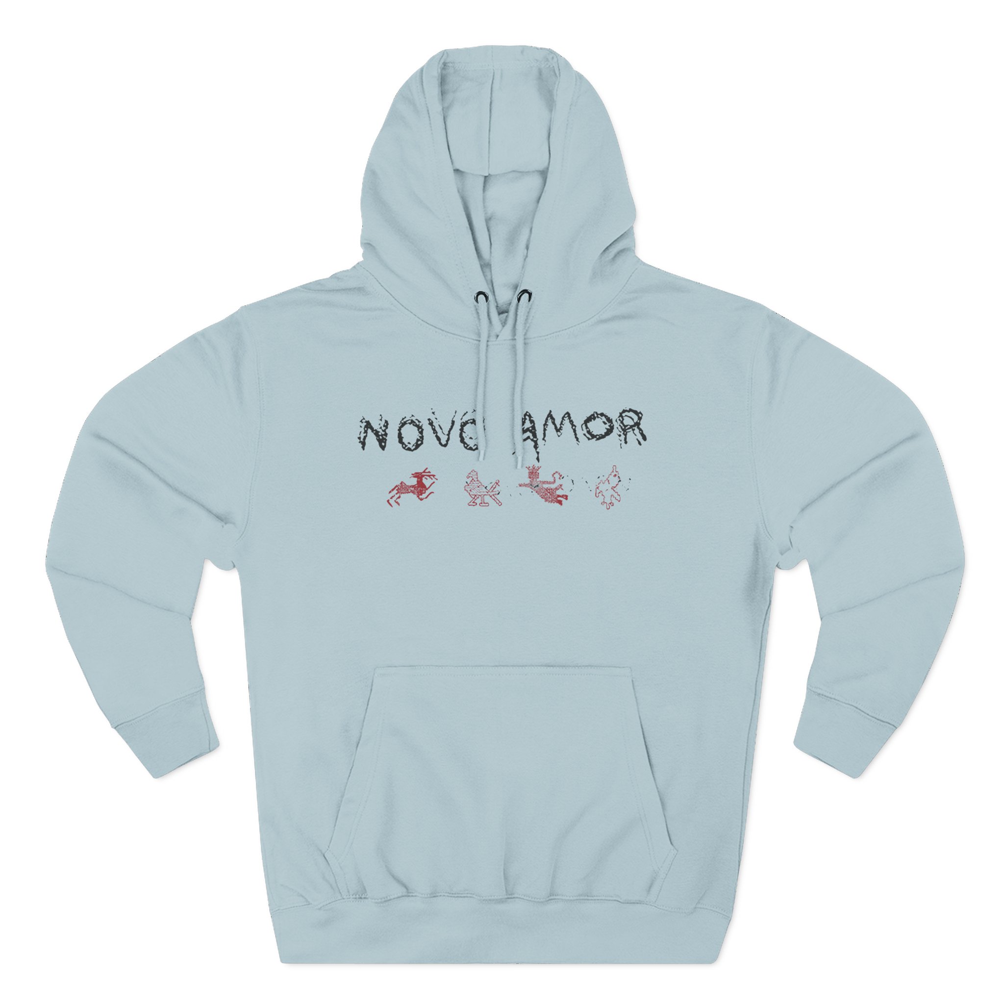 Novo Amor Symbols Three-Panel Fleece Hoodie