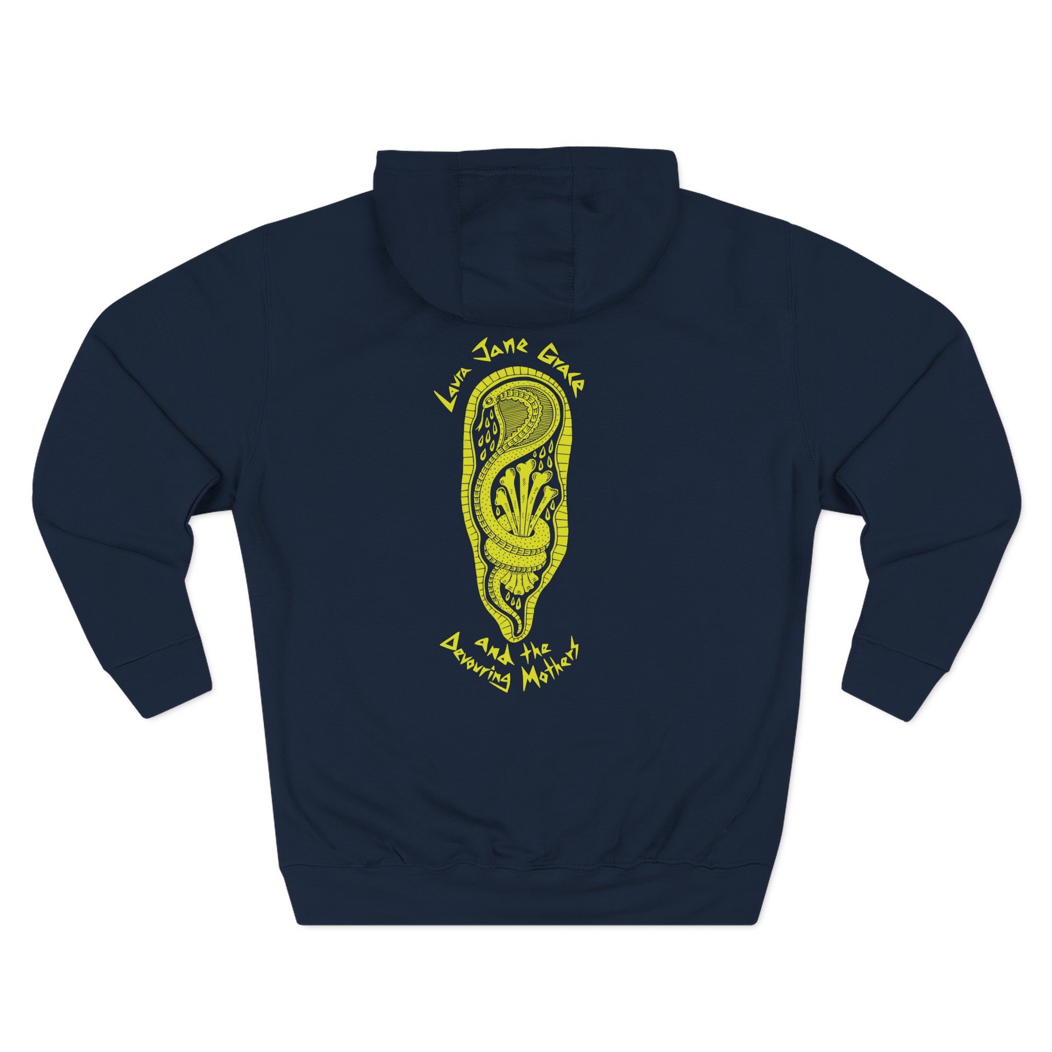 Laura Jane Grace Snake&bones Three-Panel Fleece Hoodie