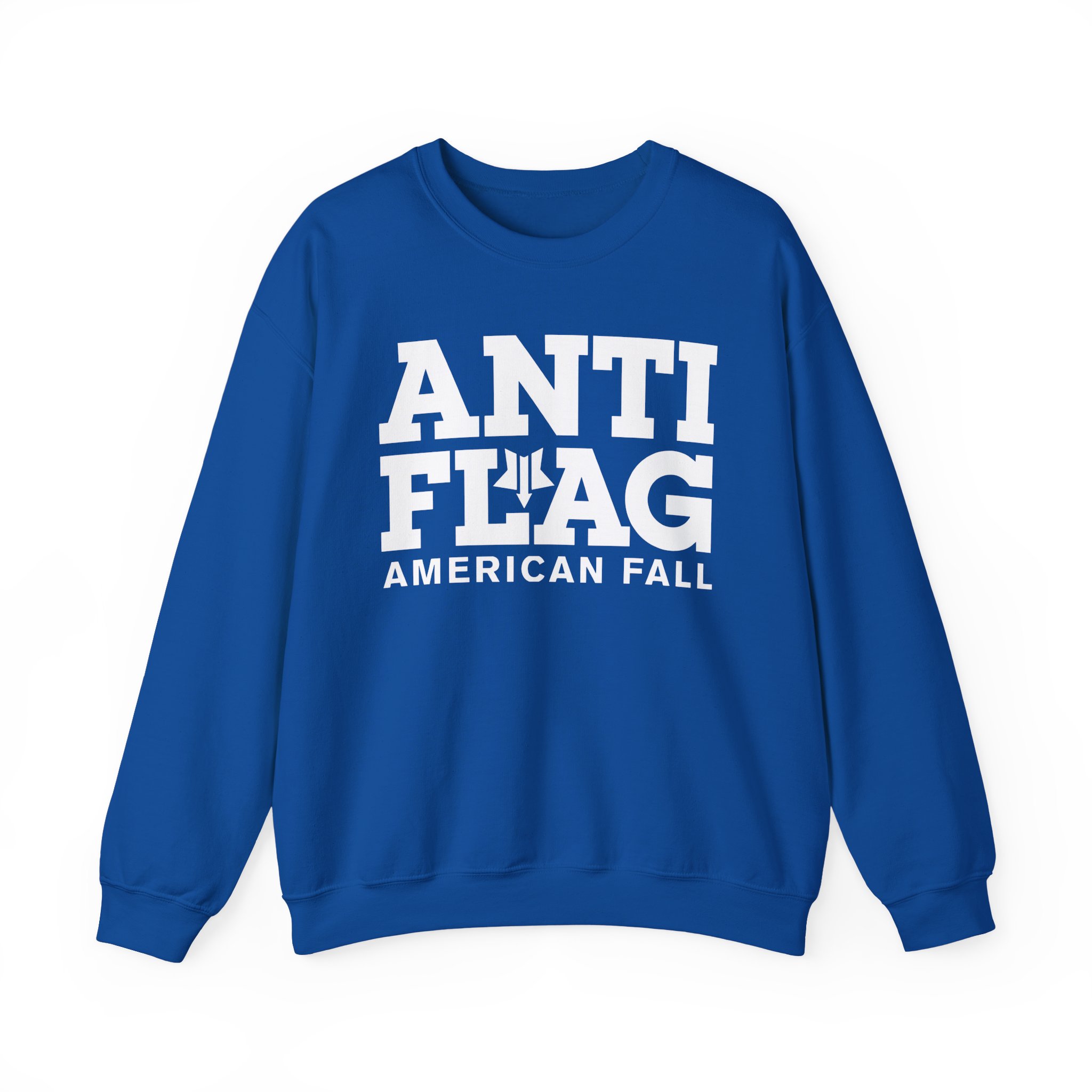 Anti Flag American Fall Unisex Heavy Blendâ„¢ Crewneck Sweatshirt