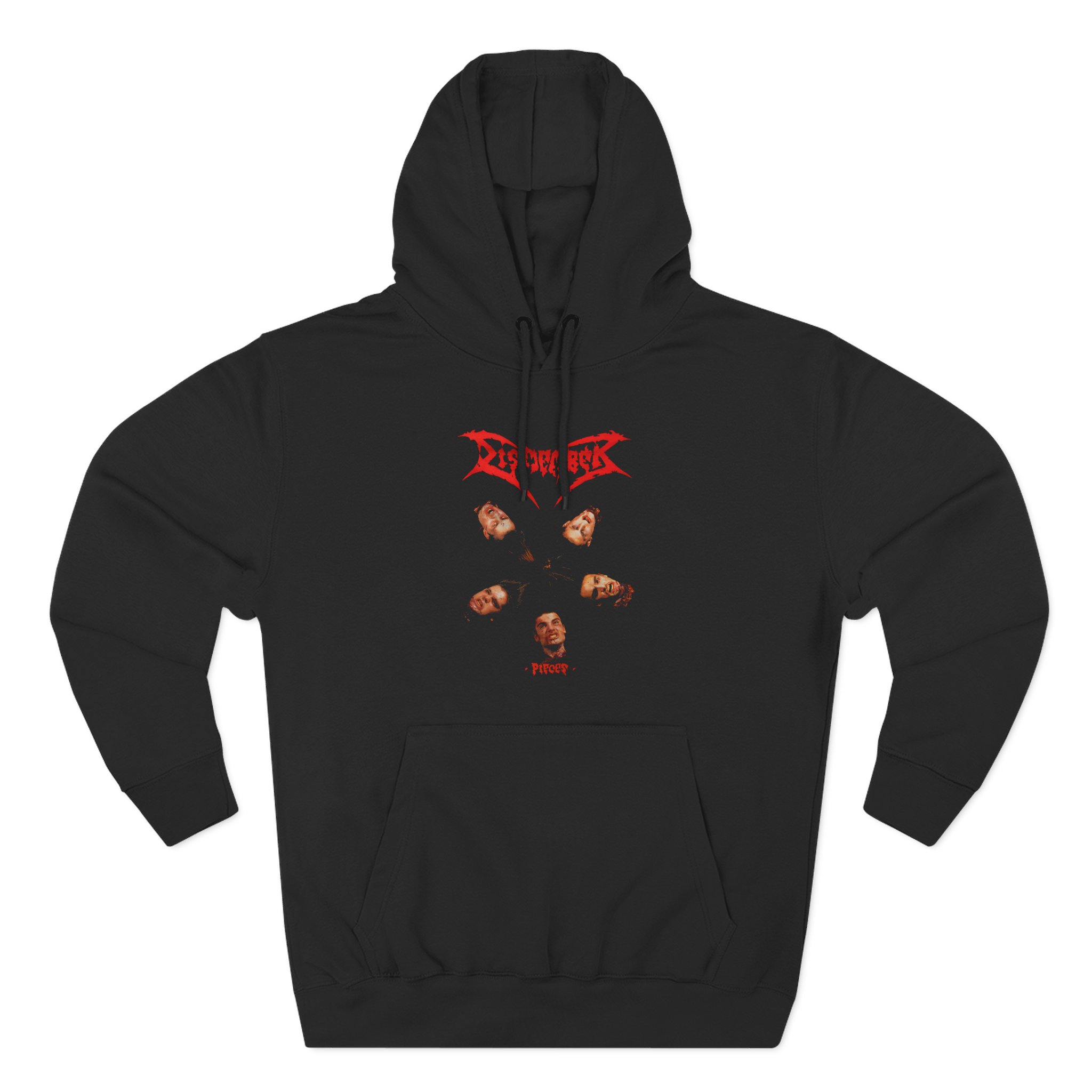 Dismember Pieces Three-Panel Fleece Hoodie