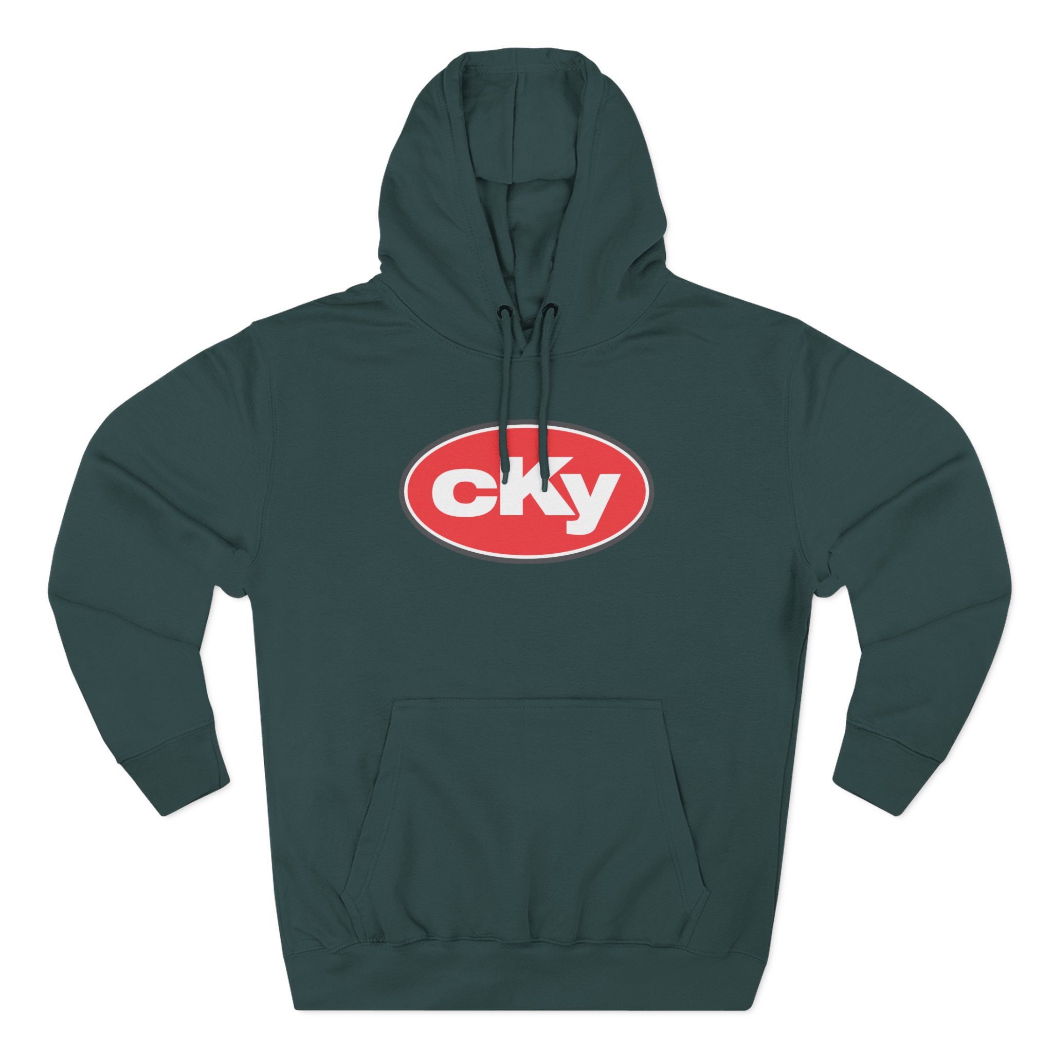 CKY Oval Logo Three-Panel Fleece Hoodie