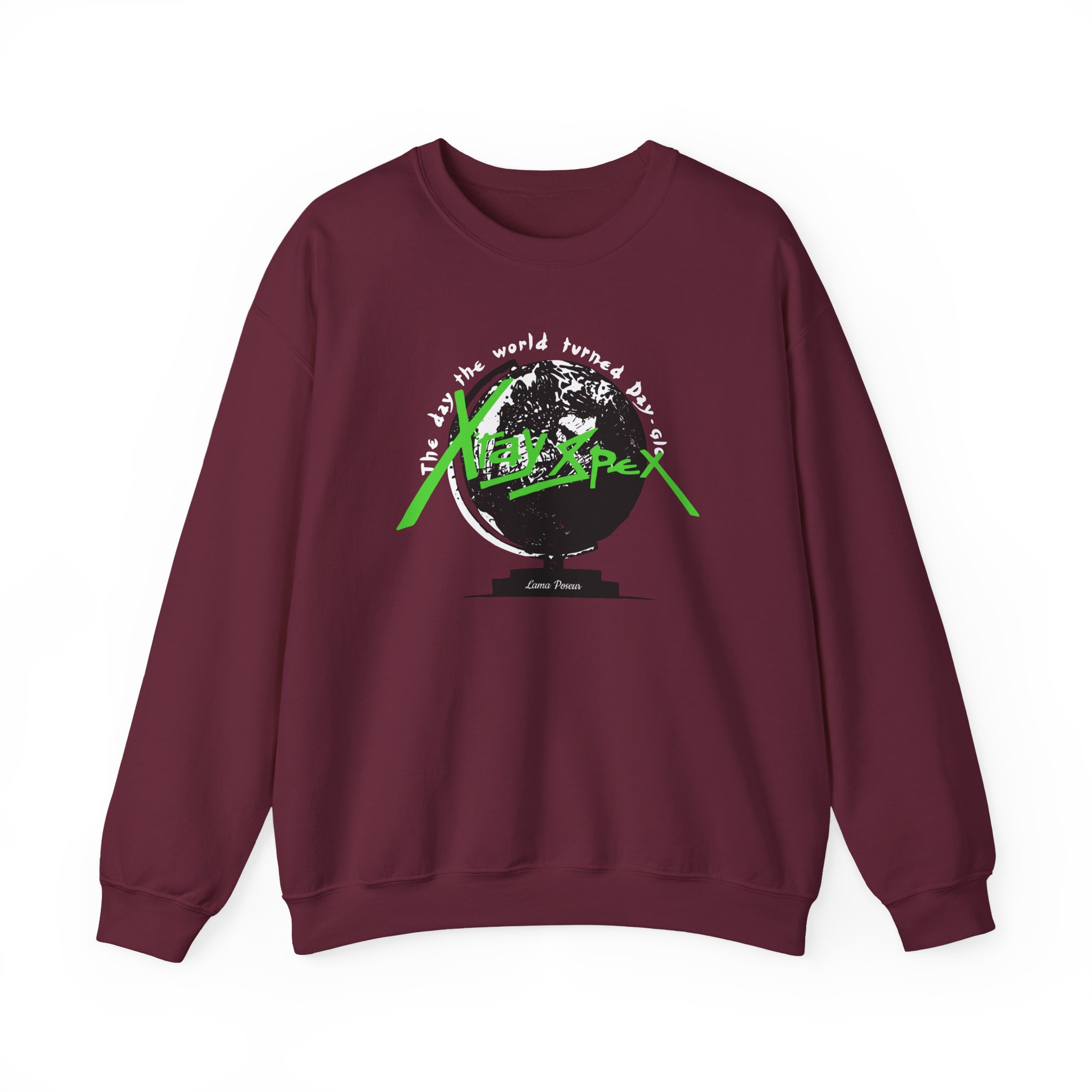 X-ray Spex Day-Glo Globe Unisex Heavy Blendâ„¢ Crewneck Sweatshirt