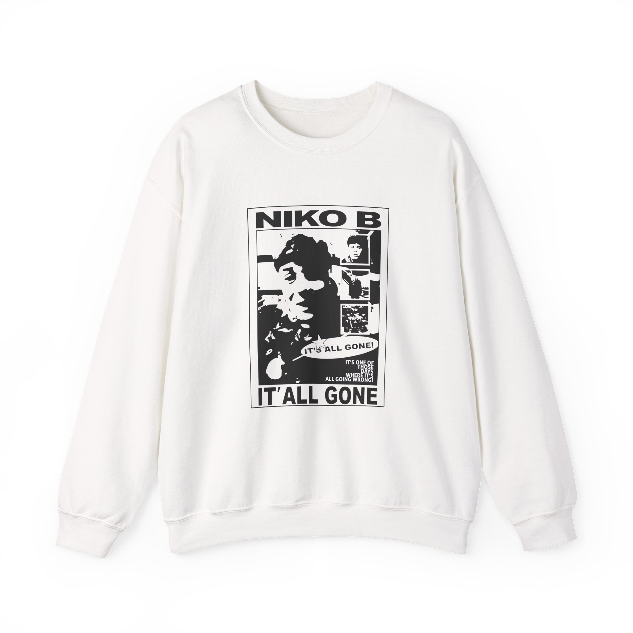 Niko B Its All Gone Unisex Heavy Blend Crewneck Sweatshirt
