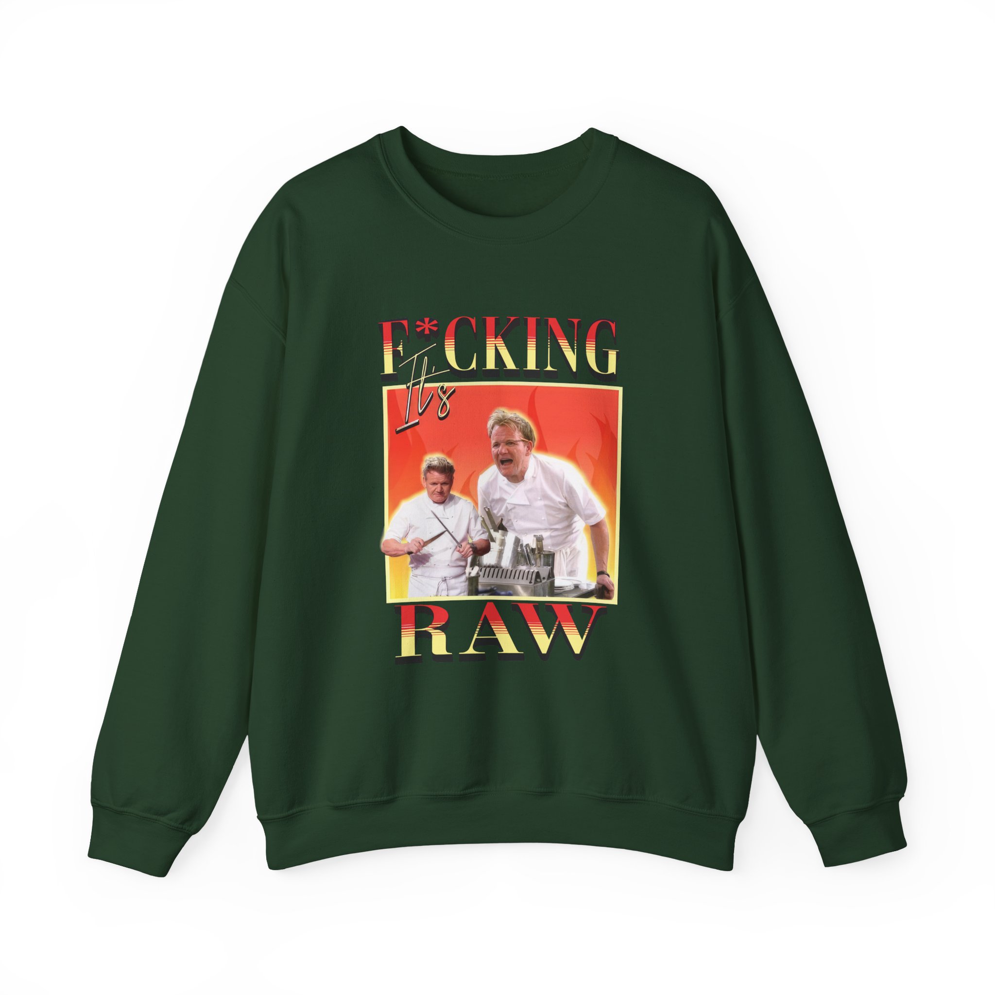 Gordon Ramsay It's F*cking Raw Unisex Heavy Blendâ„¢ Crewneck Sweatshirt