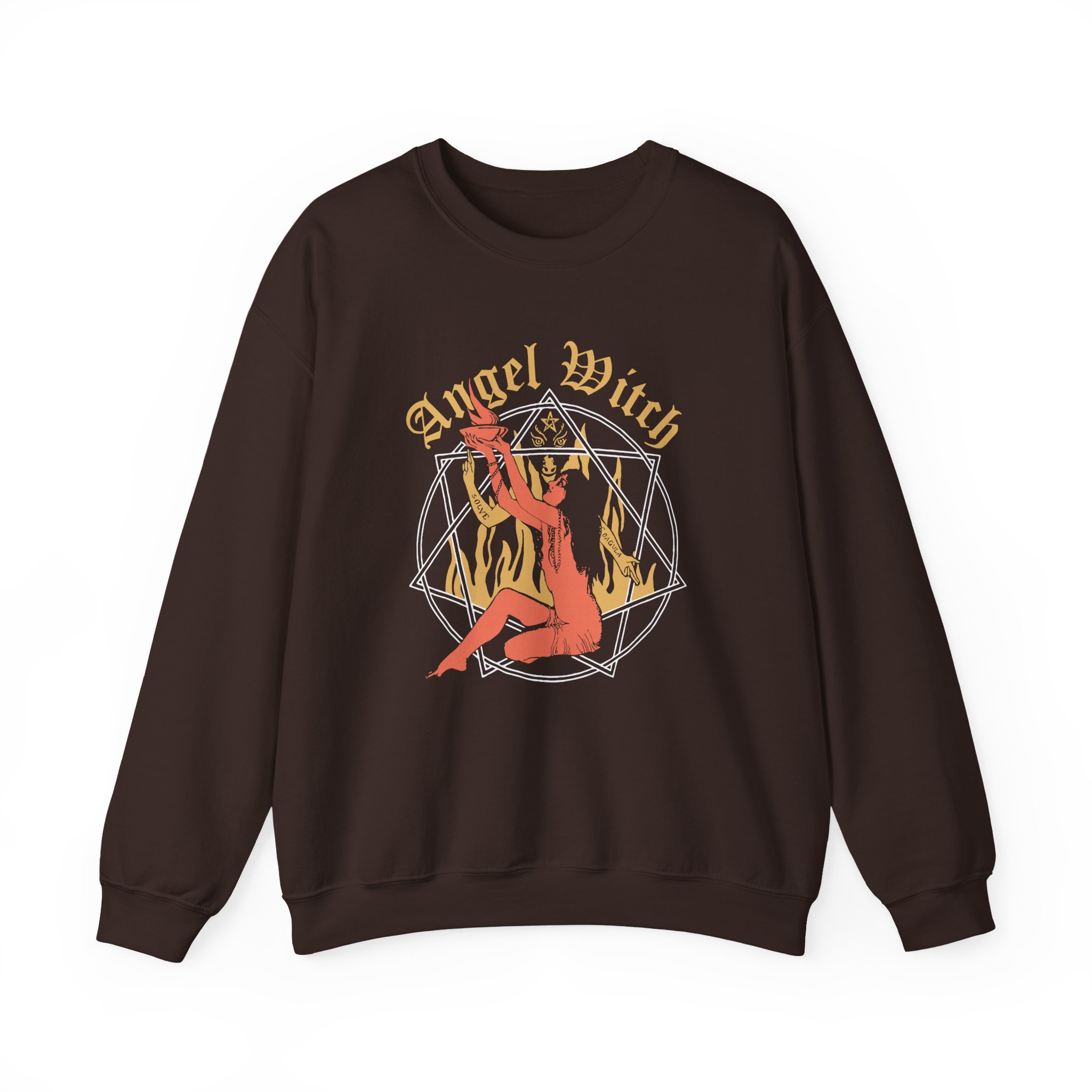Angel Witch Priestess Unisex Heavy Blendâ„¢ Crewneck Sweatshirt