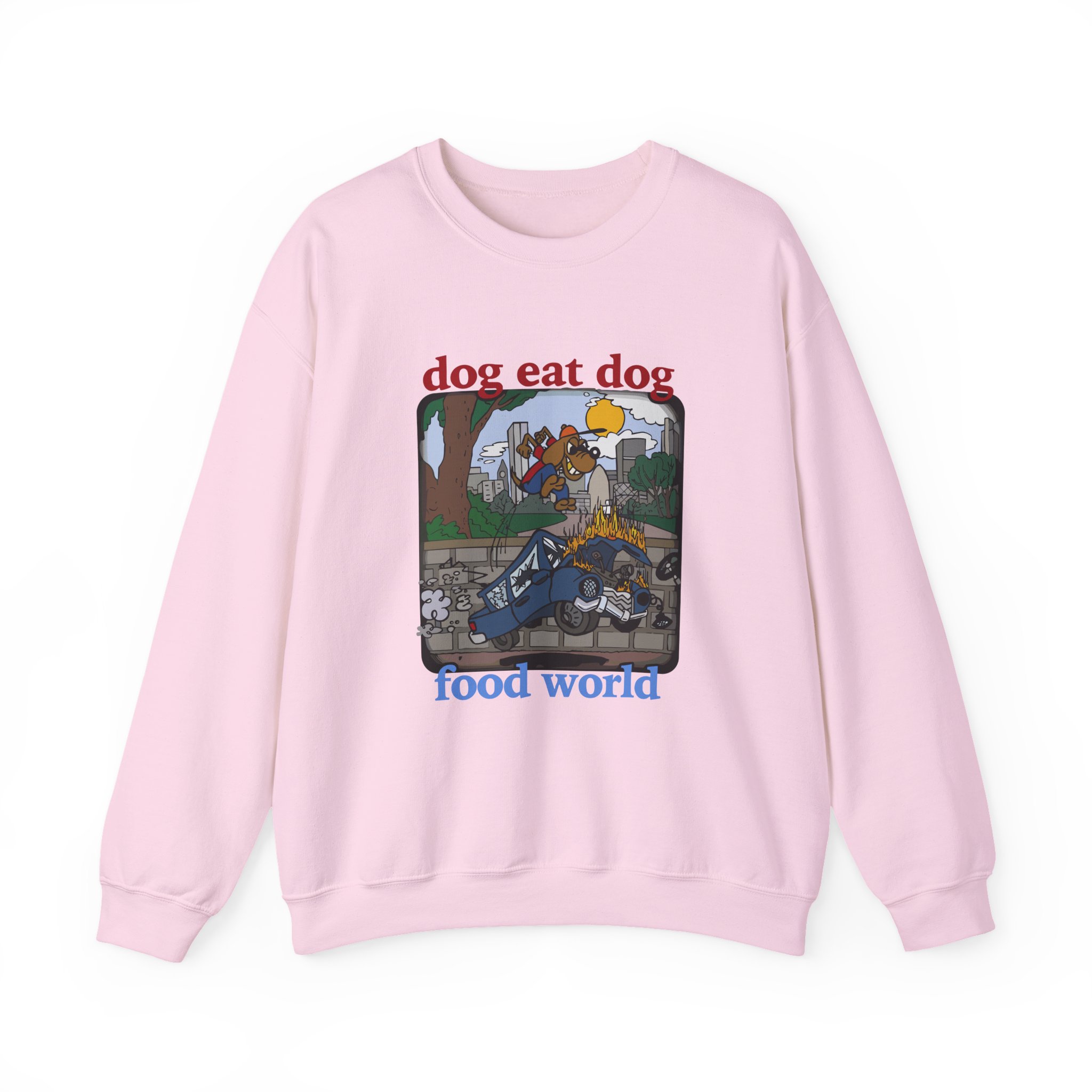 Niko B Cartoon Dog Unisex Heavy Blend Crewneck Sweatshirt
