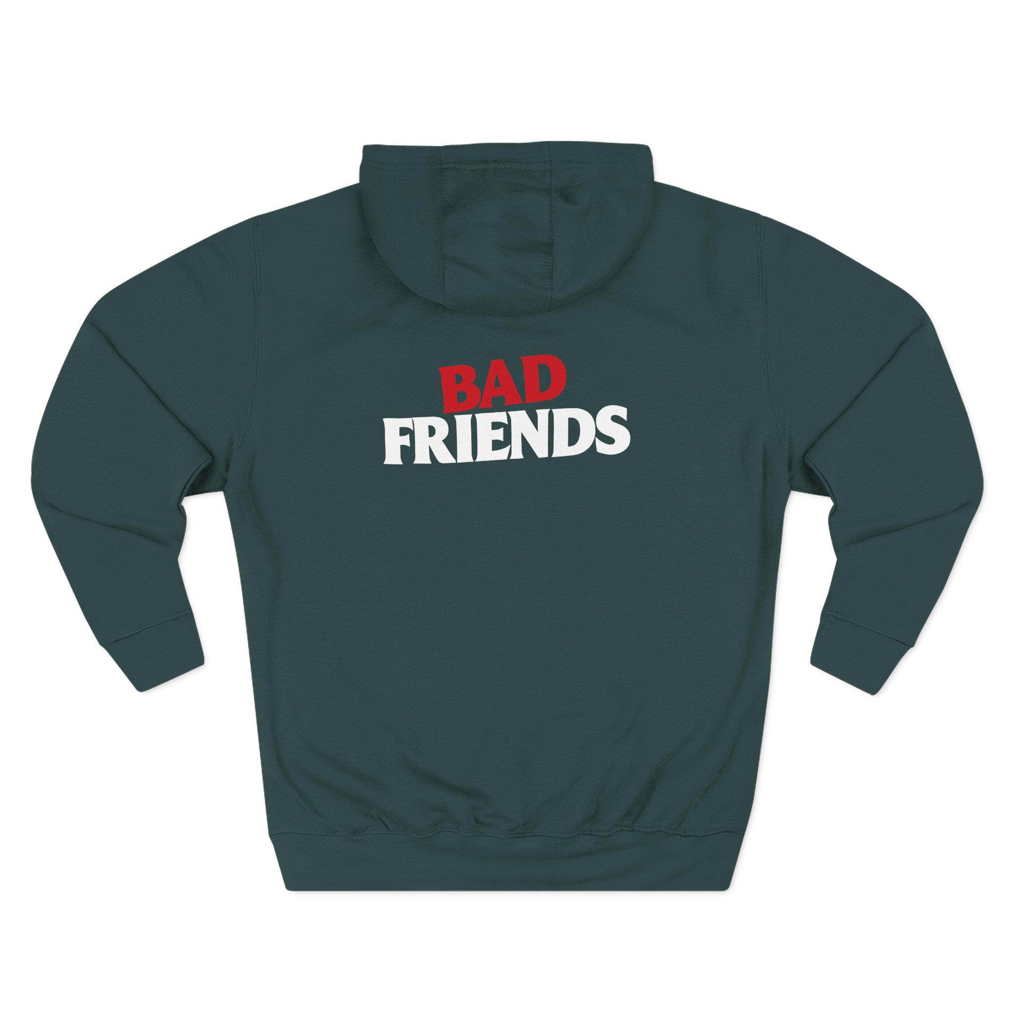 Bad Friends Three-Panel Fleece Hoodie