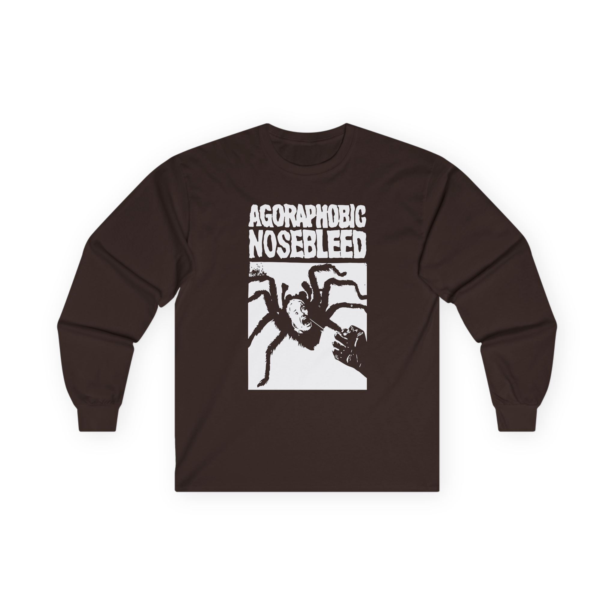 Agoraphobic Nosebleed Spider Unisex Ultra Cotton Long Sleeve Tee