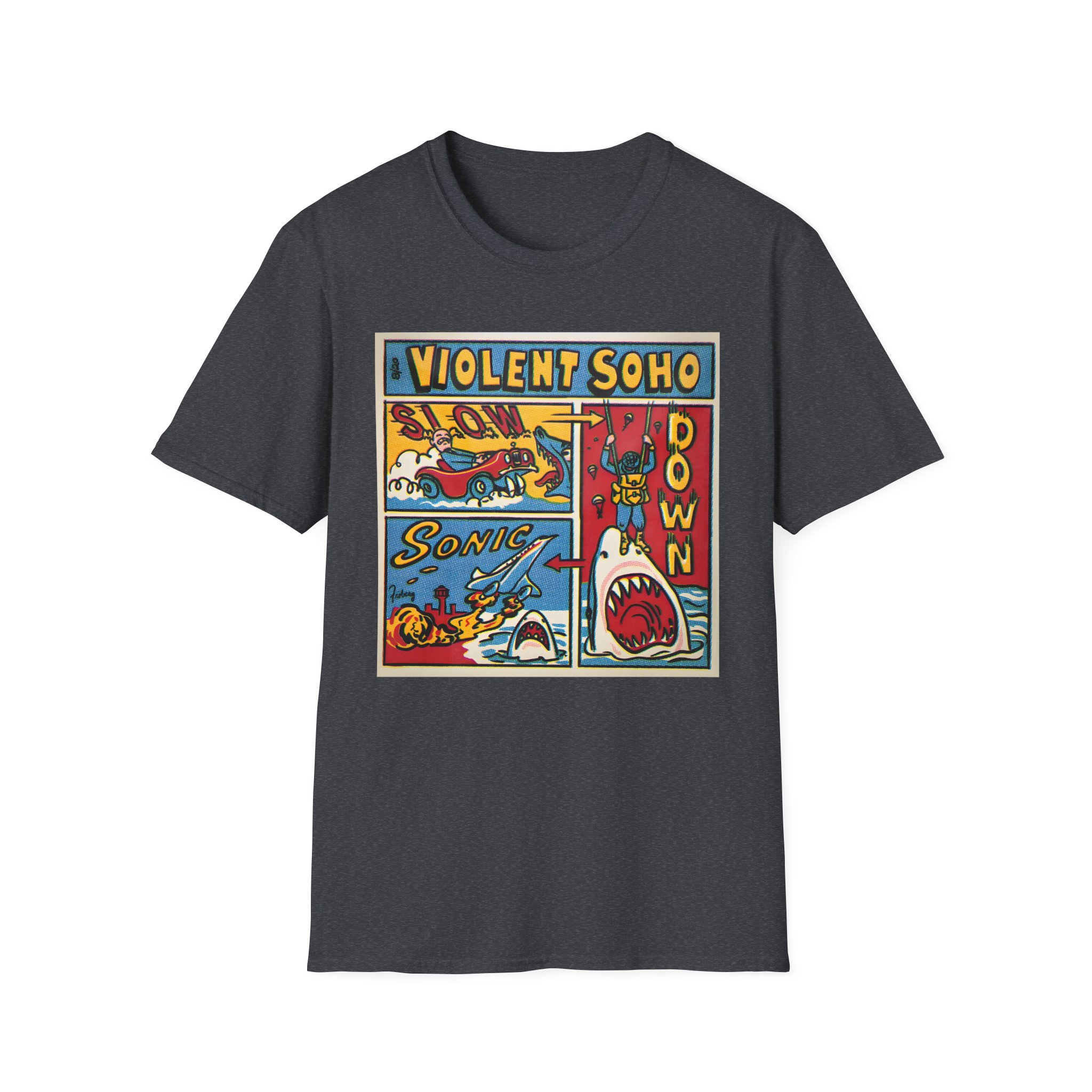 Violent Soho Slow Down Sonic Unisex Softstyle T-Shirt