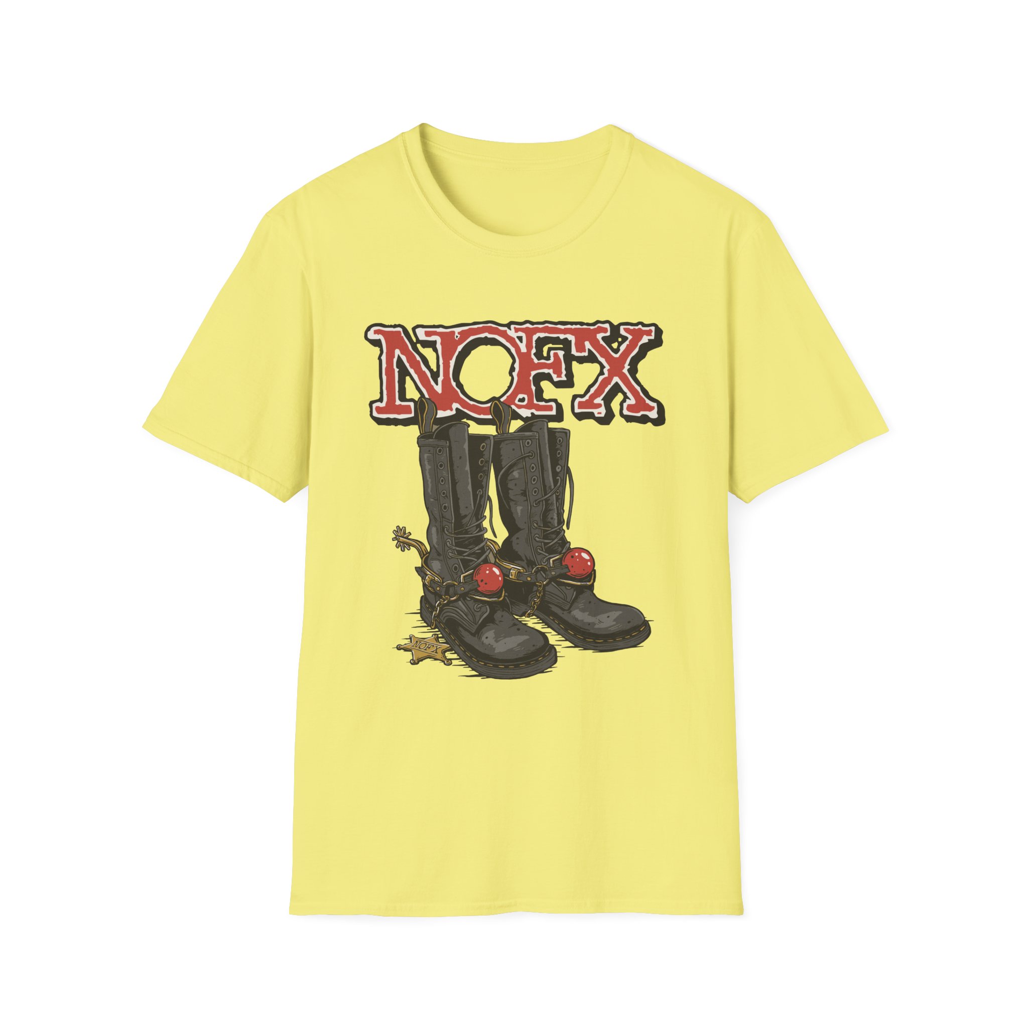 Nofx Boots Unisex Softstyle T-Shirt