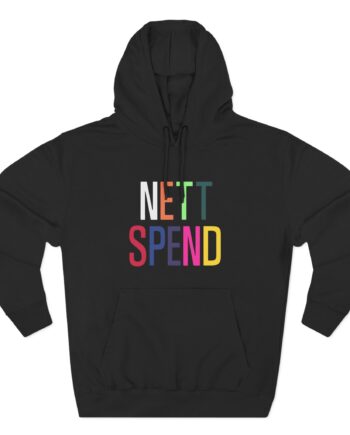 Nettspend Rainbow Three-Panel Fleece Hoodie