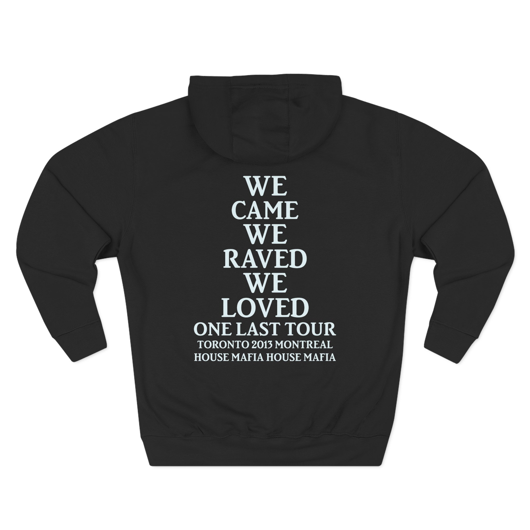 Swedish House Mafia One Last Tour Three-Panel Fleece Hoodie