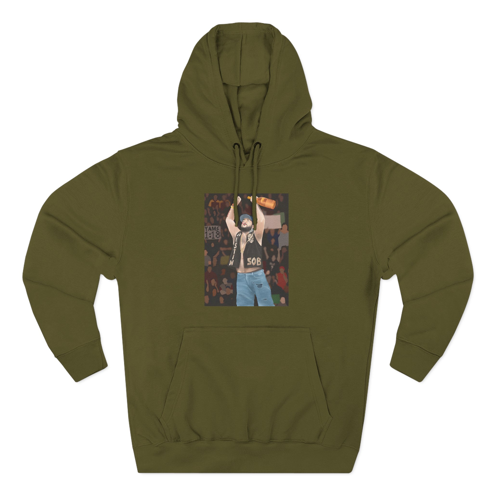 Asap Mob Vlone X Asap Yams Three-Panel Fleece Hoodie