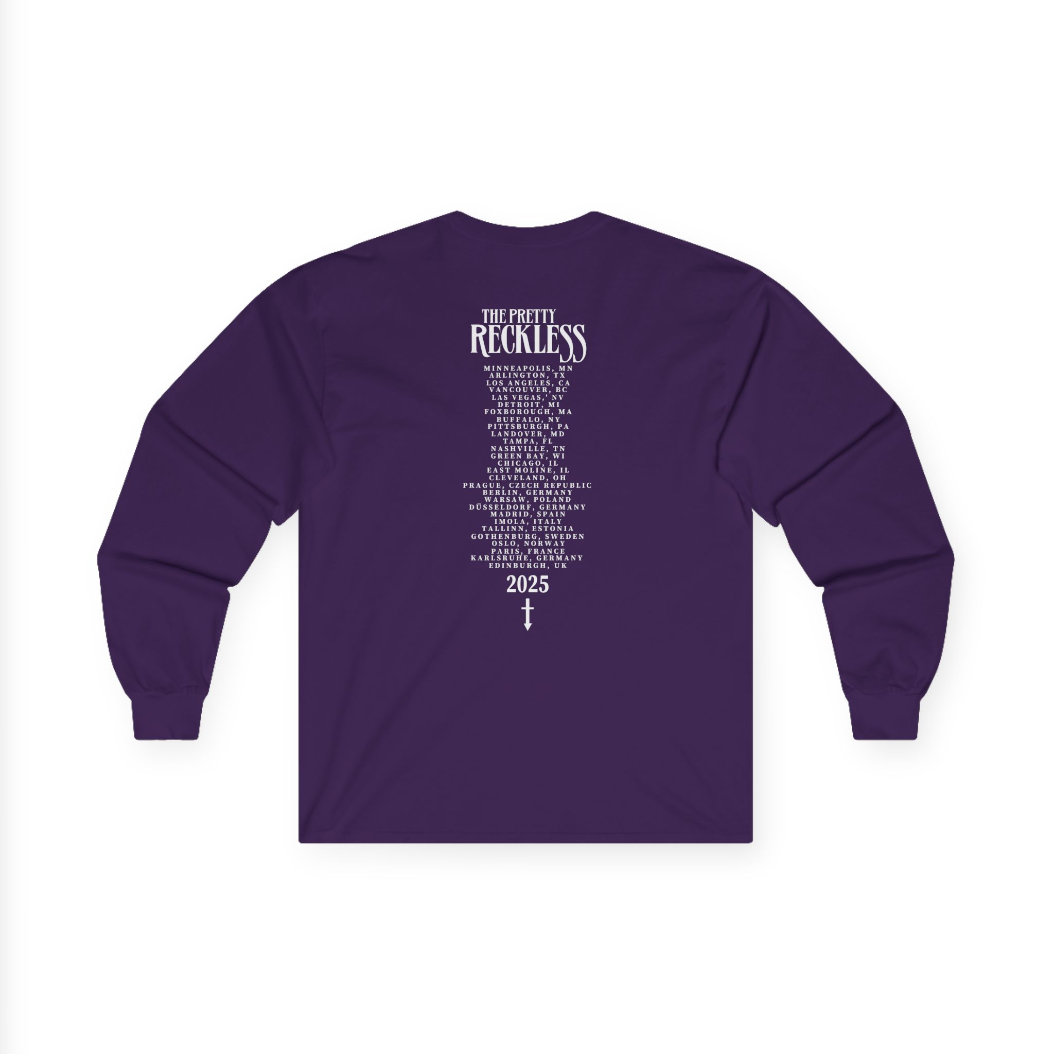 The Pretty Reckless 2025 Tour Unisex Ultra Cotton Long Sleeve Tee
