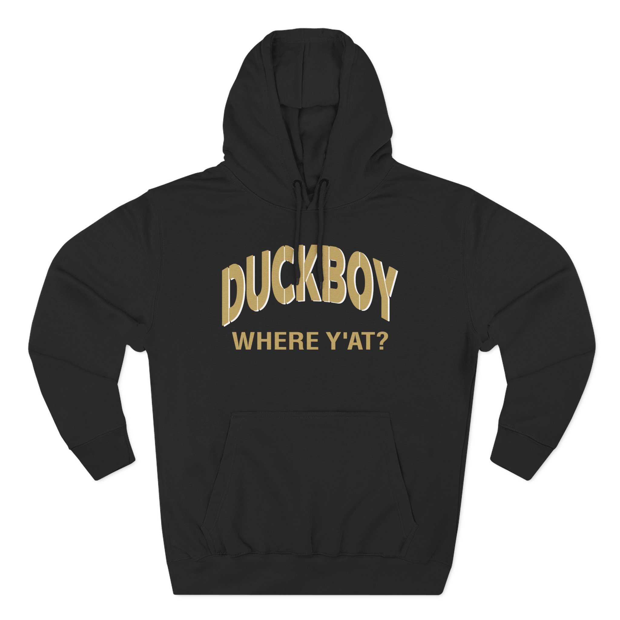 Duckboy Three-Panel Fleece Hoodie