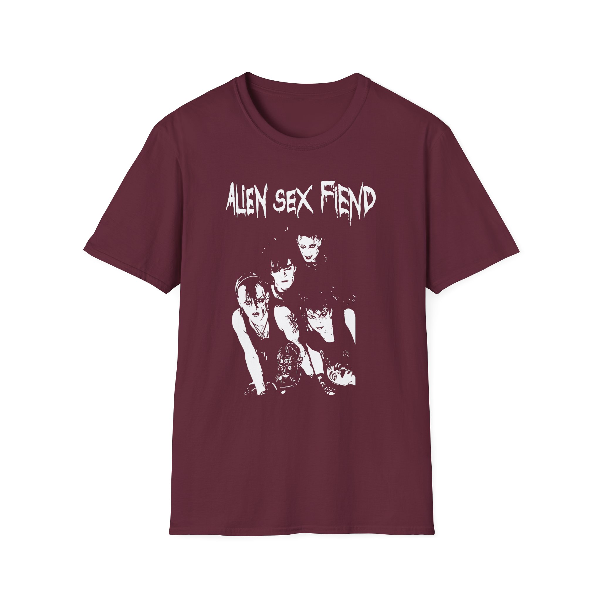 Alien Sex Fiend Band Photo Unisex Softstyle T-Shirt