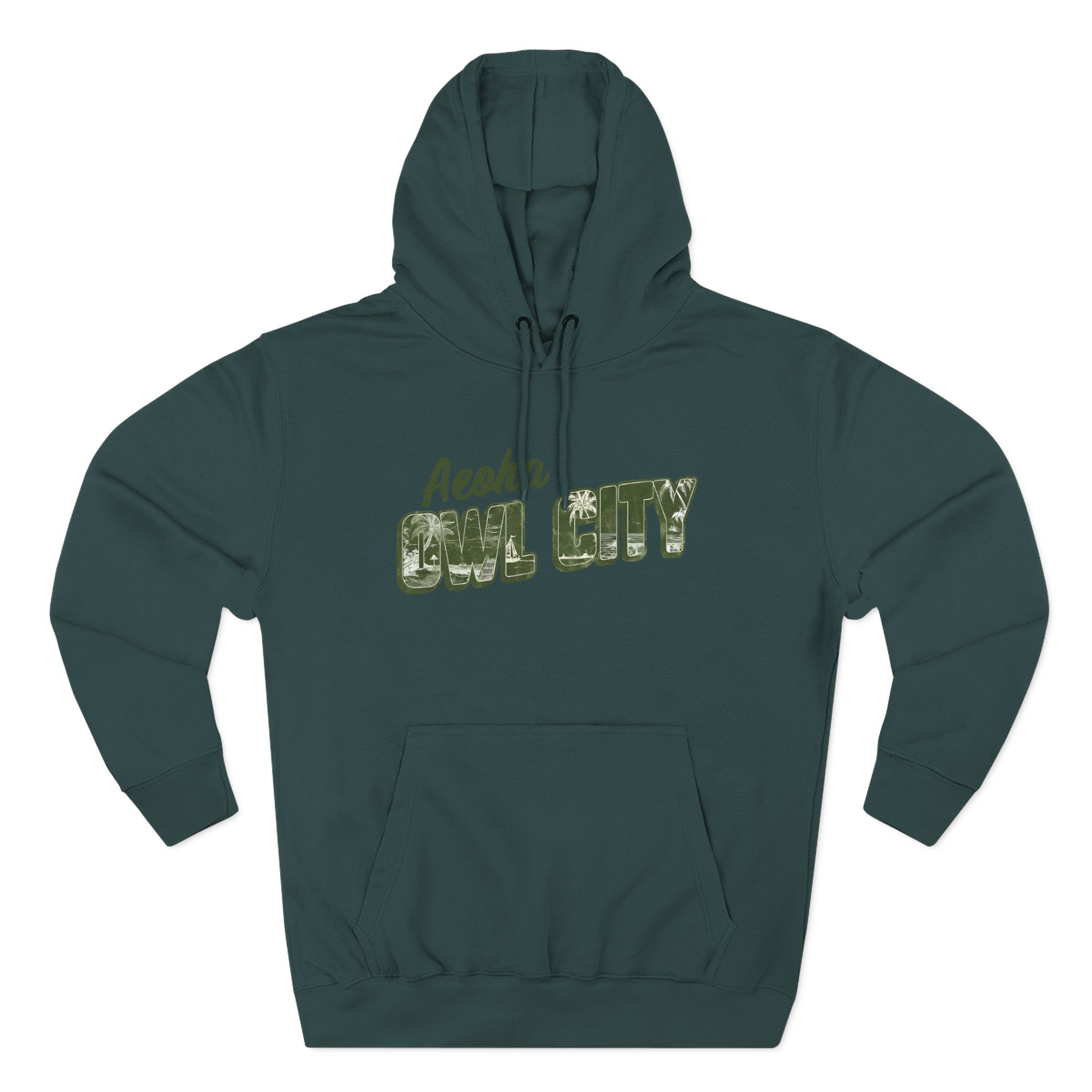 Owl City Three-Panel Fleece Hoodie