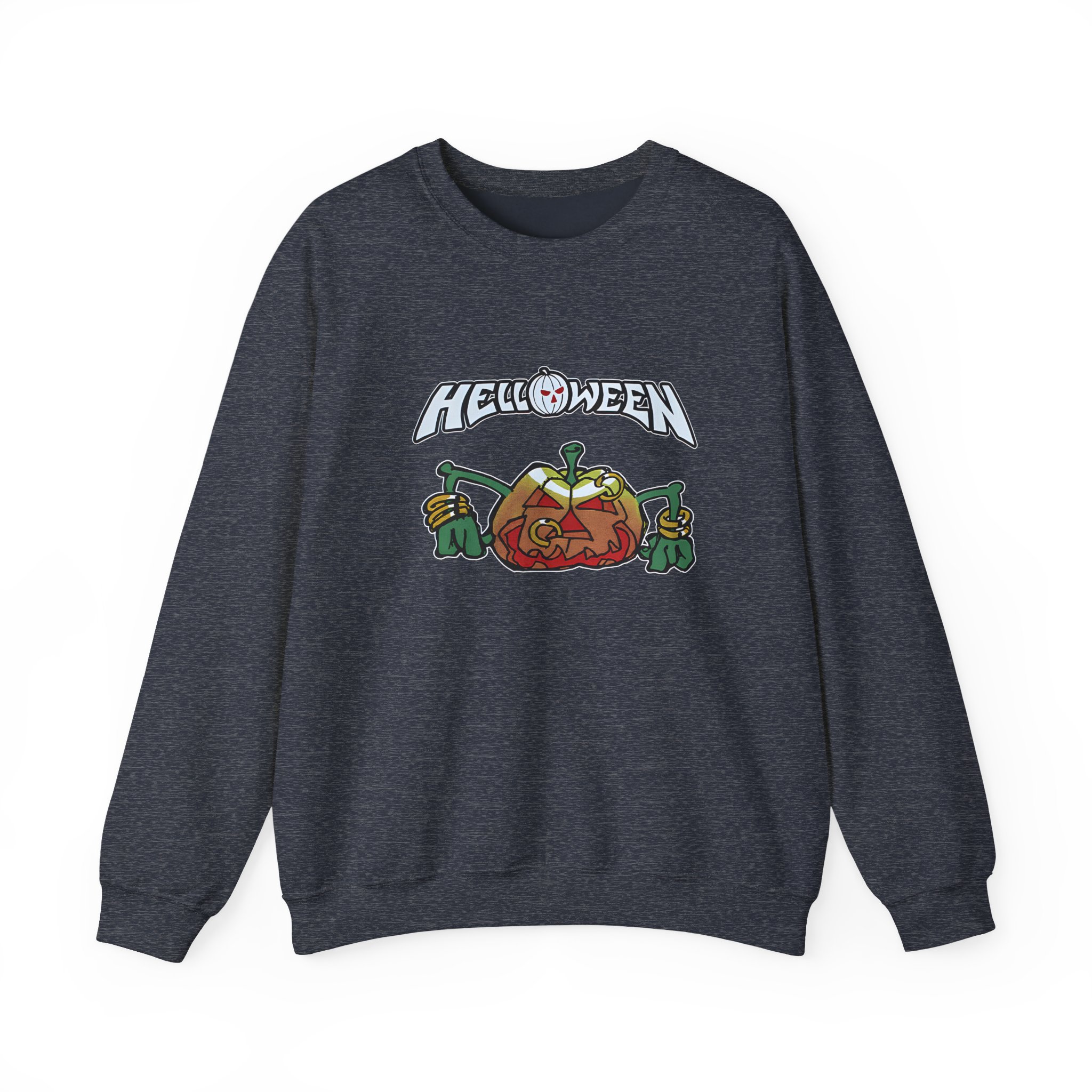 Helloween Rings Pumpkin Unisex Heavy Blendâ„¢ Crewneck Sweatshirt