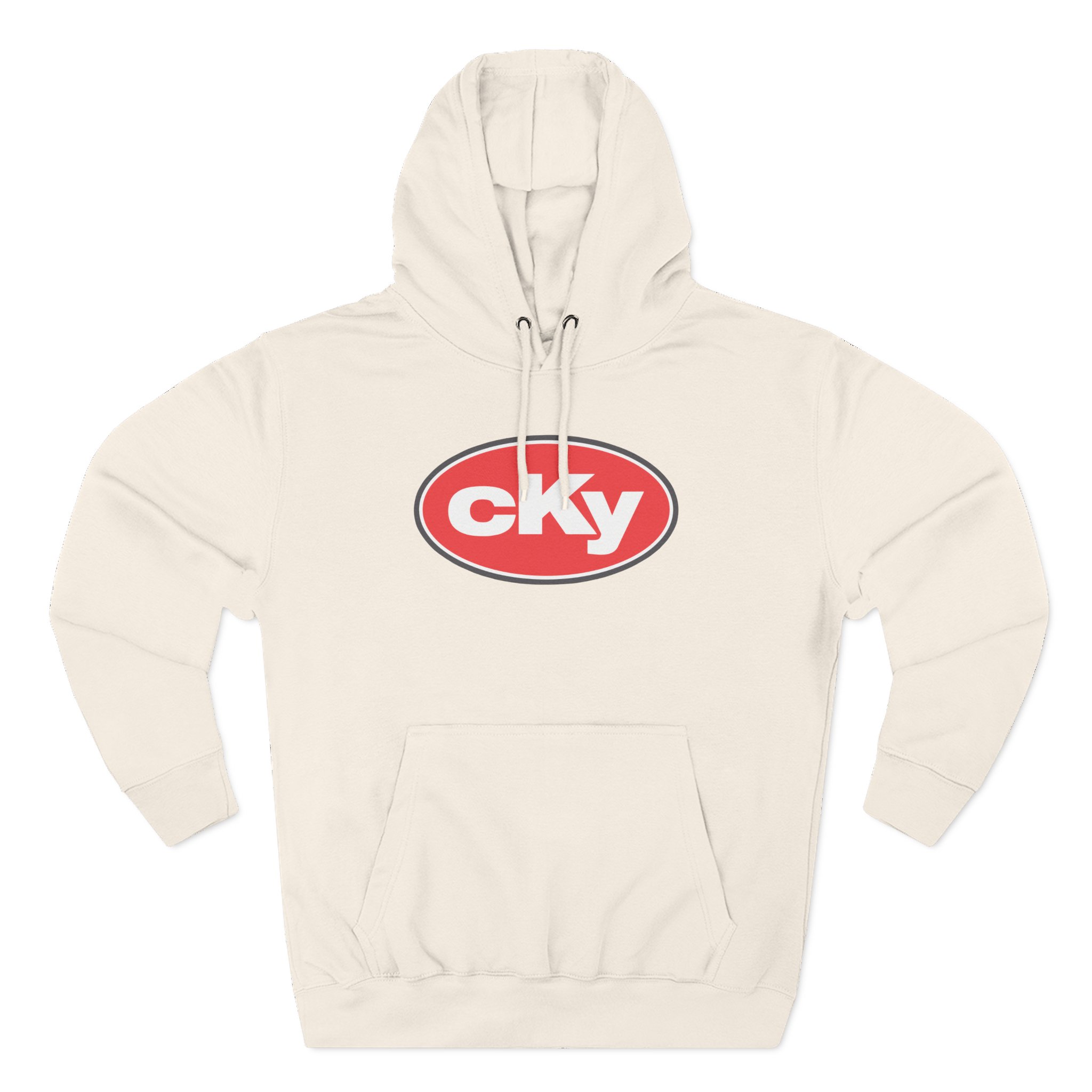 CKY Oval Logo Three-Panel Fleece Hoodie