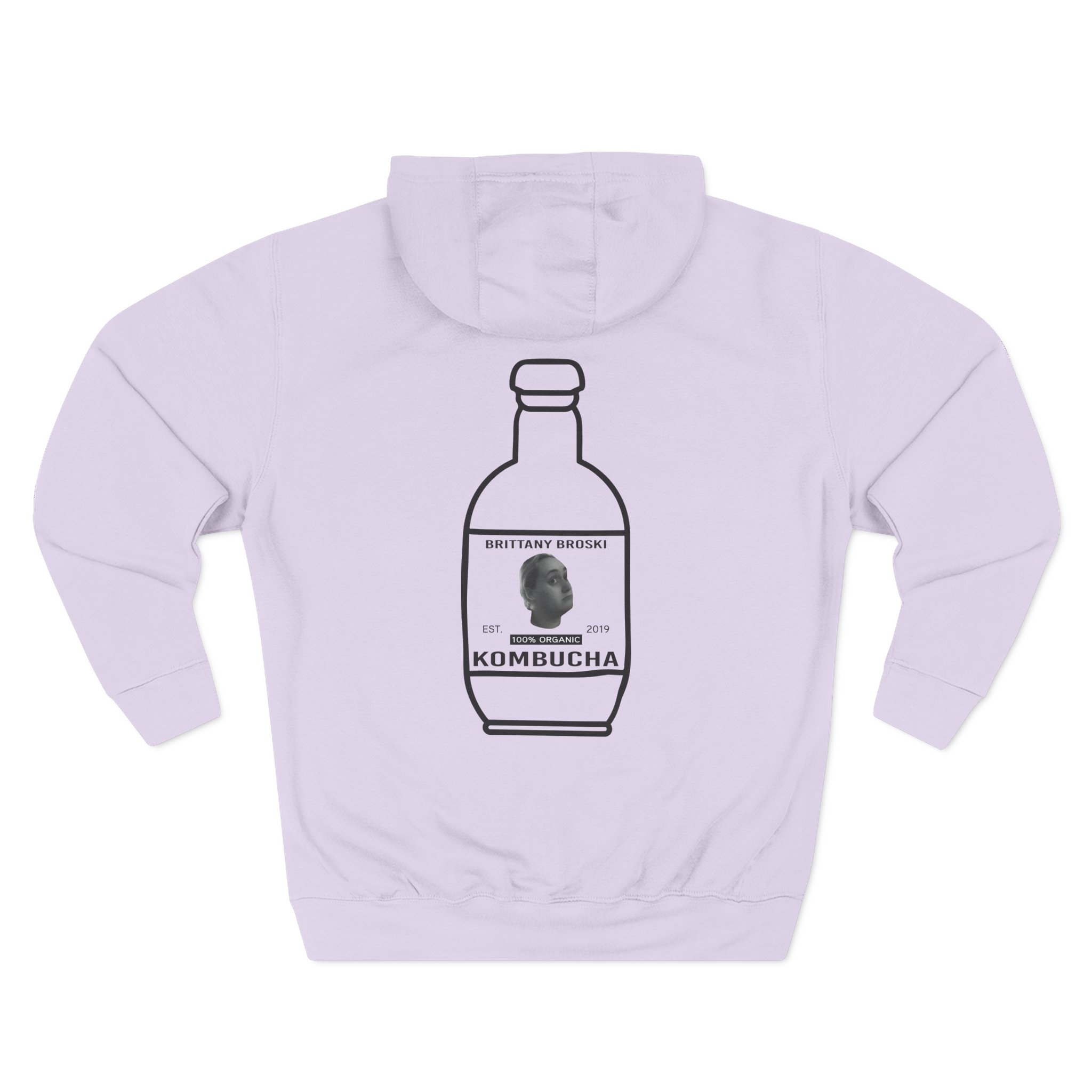 Broski Report Kombucha Three-Panel Fleece Hoodie