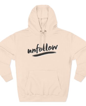 Shubble Unfollow Three-Panel Fleece Hoodie