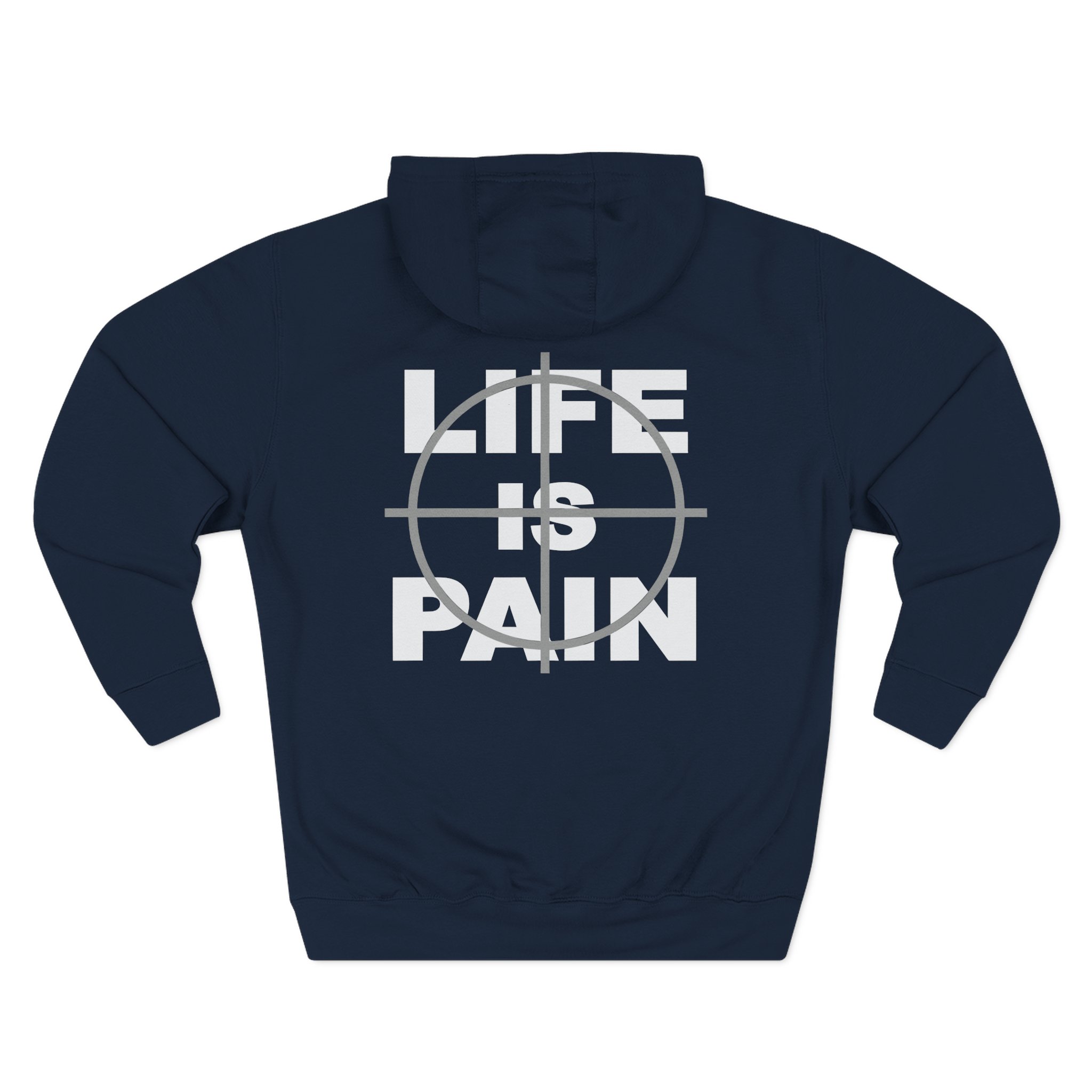 Merauder Life is Pain Three-Panel Fleece Hoodie