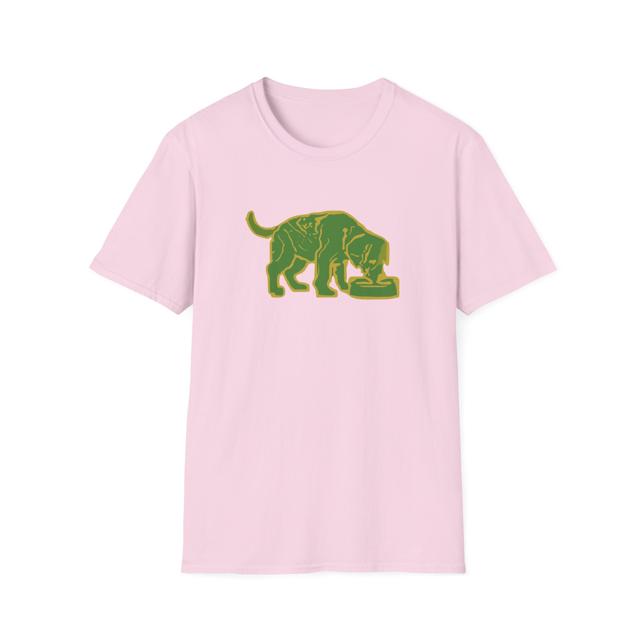 Niko B Green Pixel Dog Unisex Softstyle T-shirt