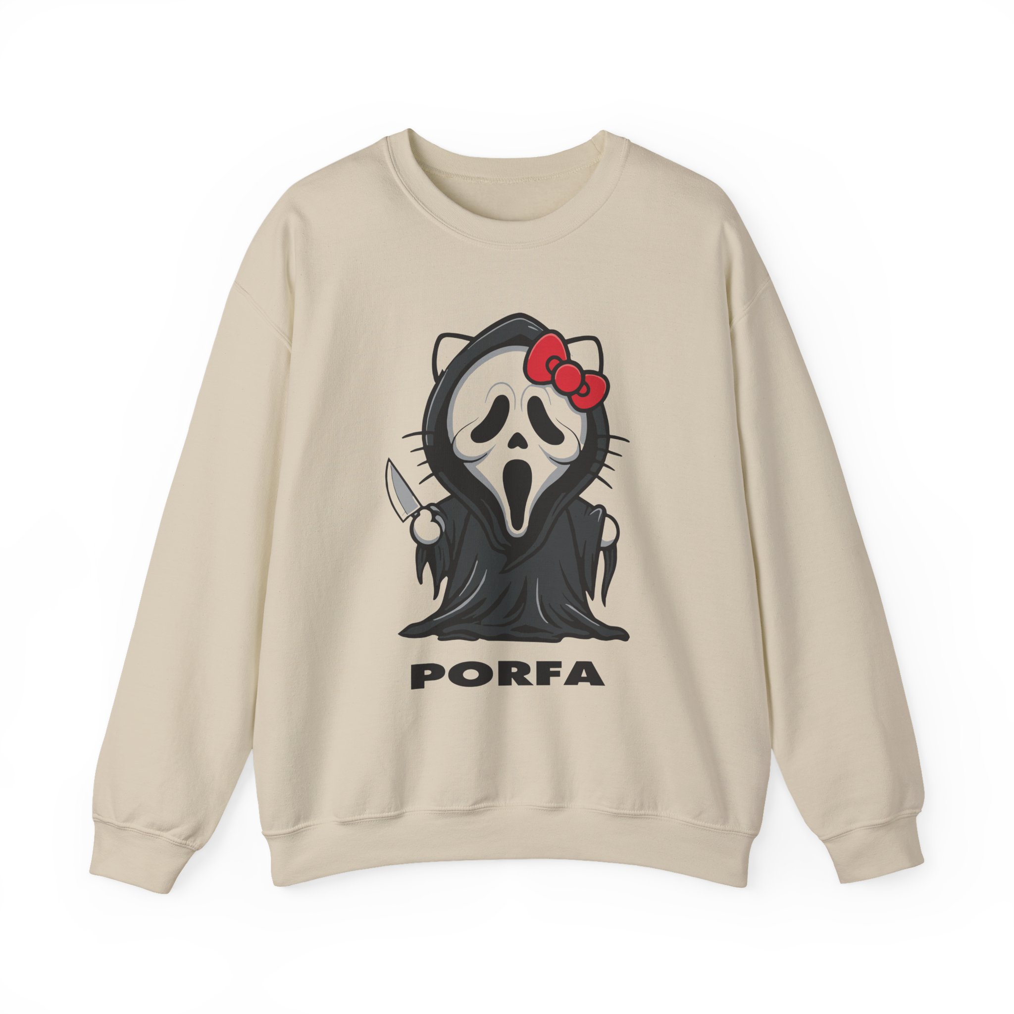 Porfa Scream Halloween Unisex Heavy Blendâ„¢ Crewneck Sweatshirt
