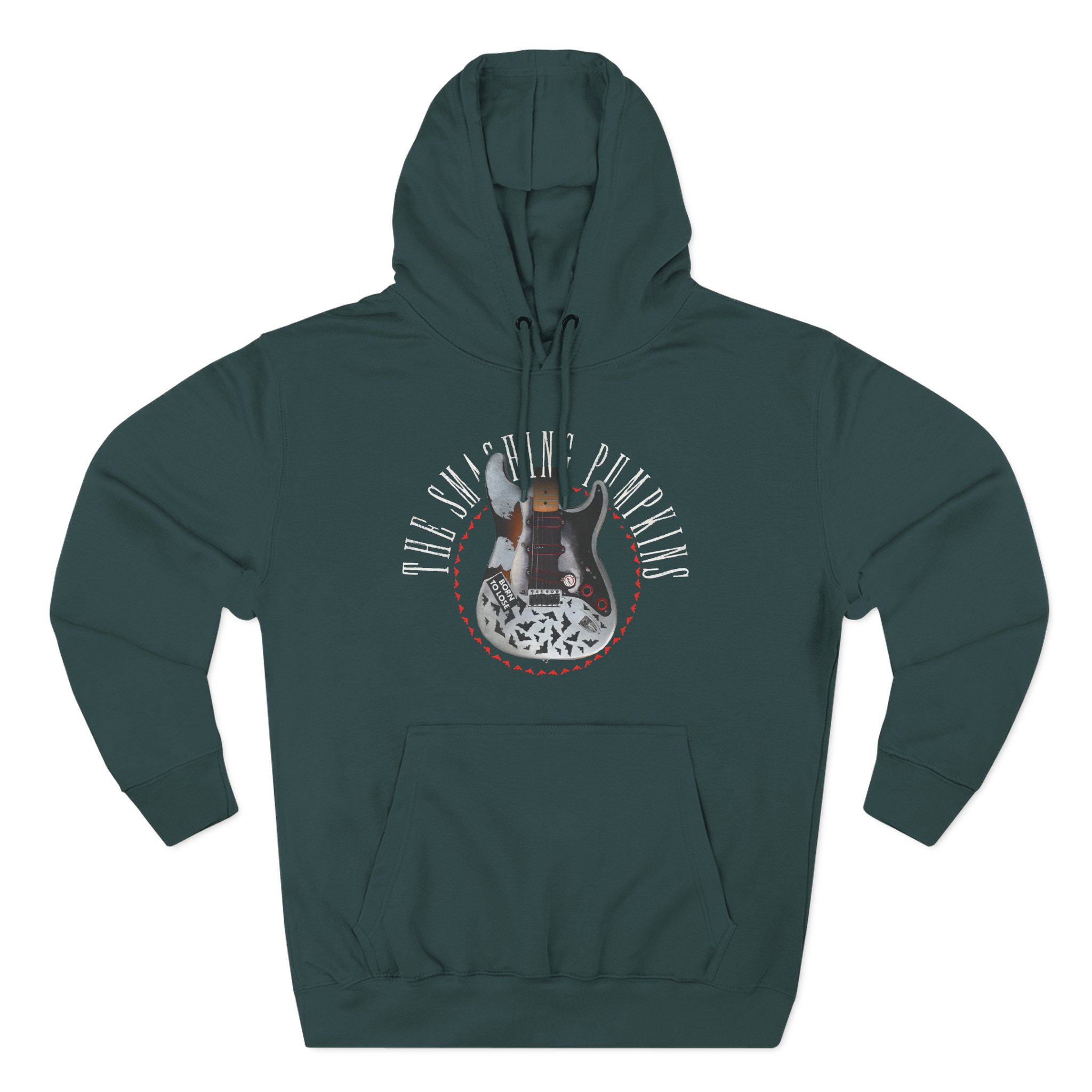 The Smashing Pumpkins Bat Strat Three-Panel Fleece Hoodie