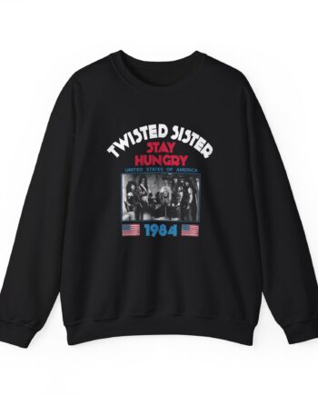 1984 Stay Hungry Tour Twisted Sisterv Unisex Heavy Blend™ Crewneck Sweatshirt