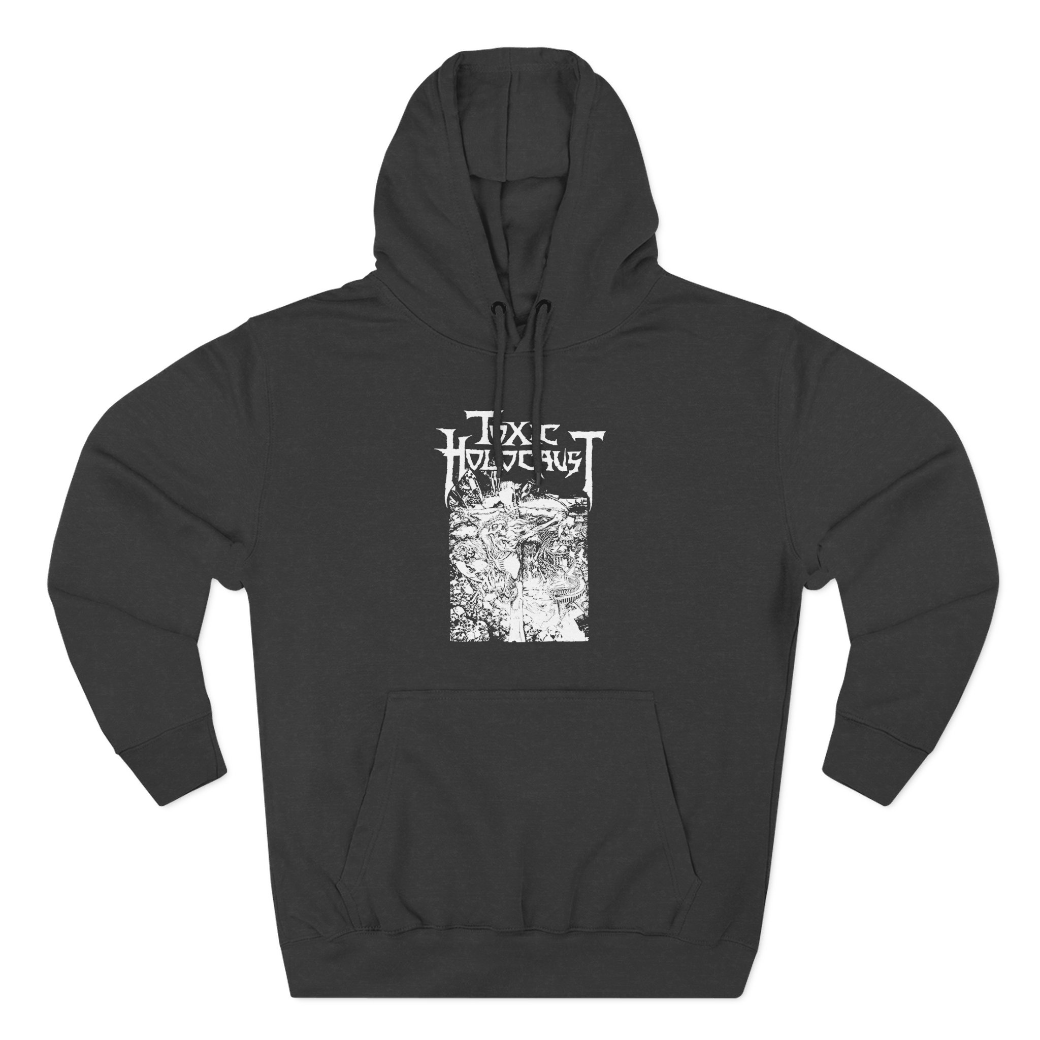 Toxic Holocaust Nuke the Cross Three-Panel Fleece Hoodie