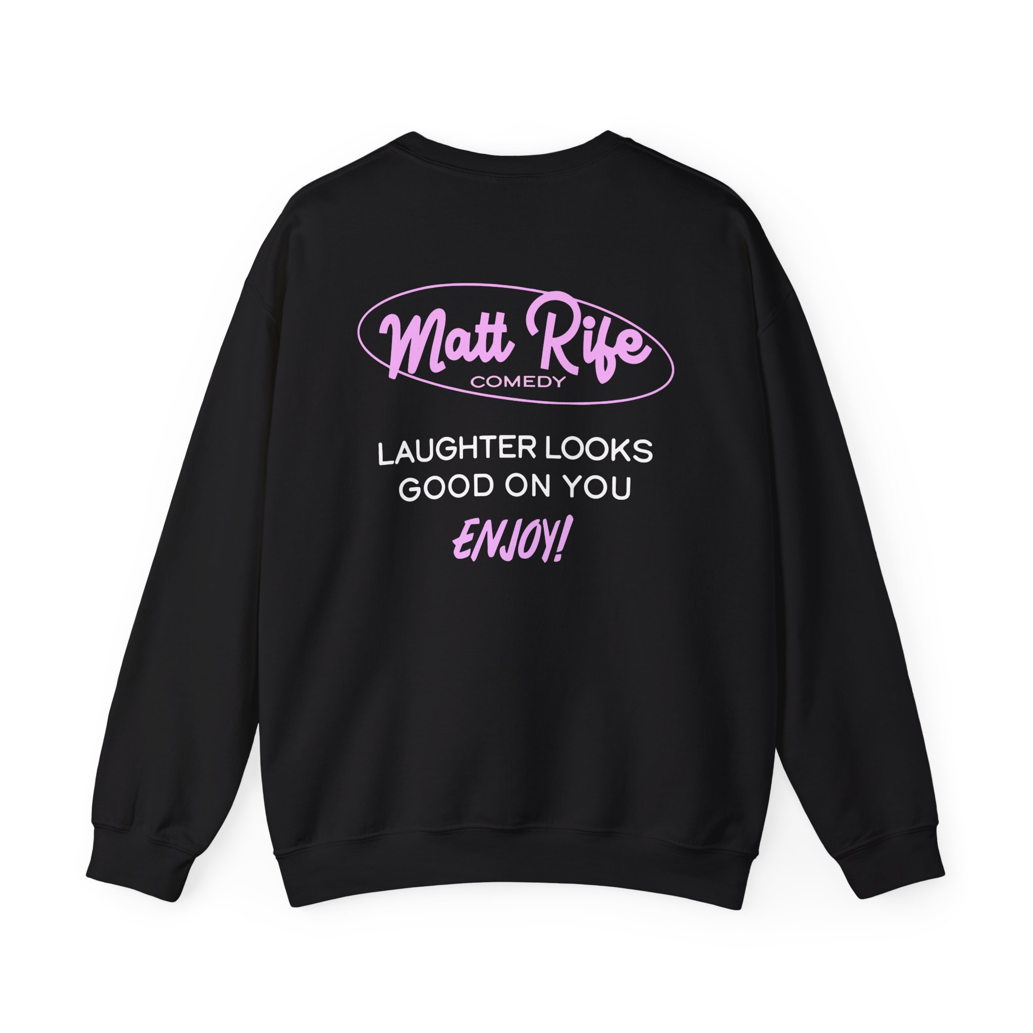 Matt Rife Laughter Looks Good on You Unisex Heavy Blendâ„¢ Crewneck Sweatshirt