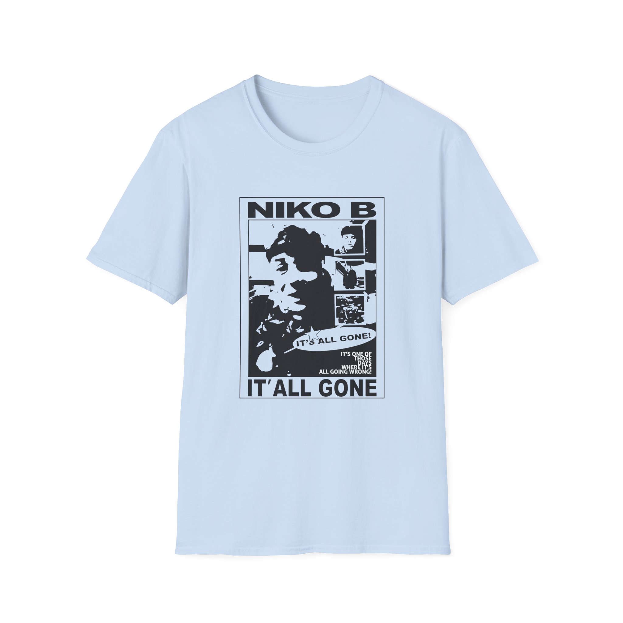 Niko B Its All Gone Unisex Softstyle T-shirt