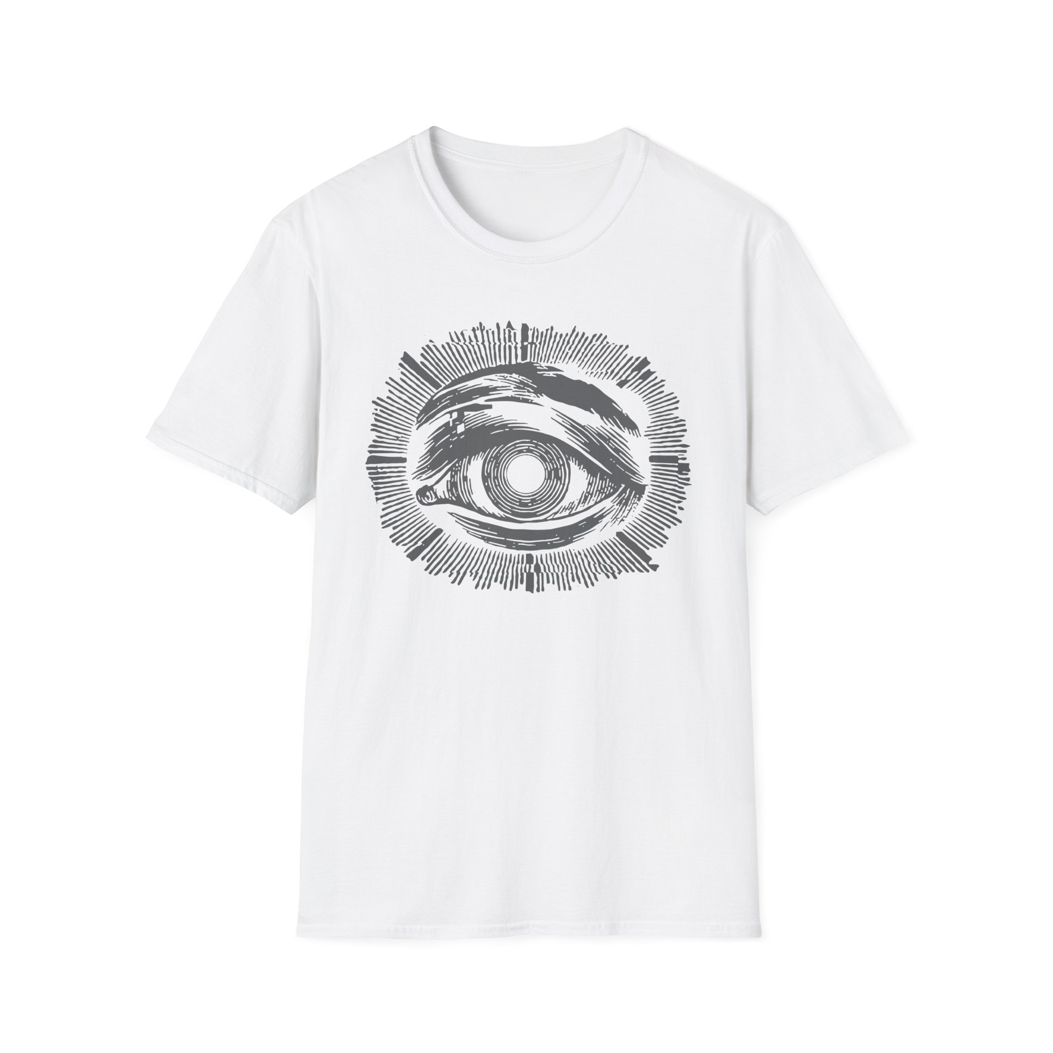 Placebo Grey Eye Unisex Softstyle T-Shirt