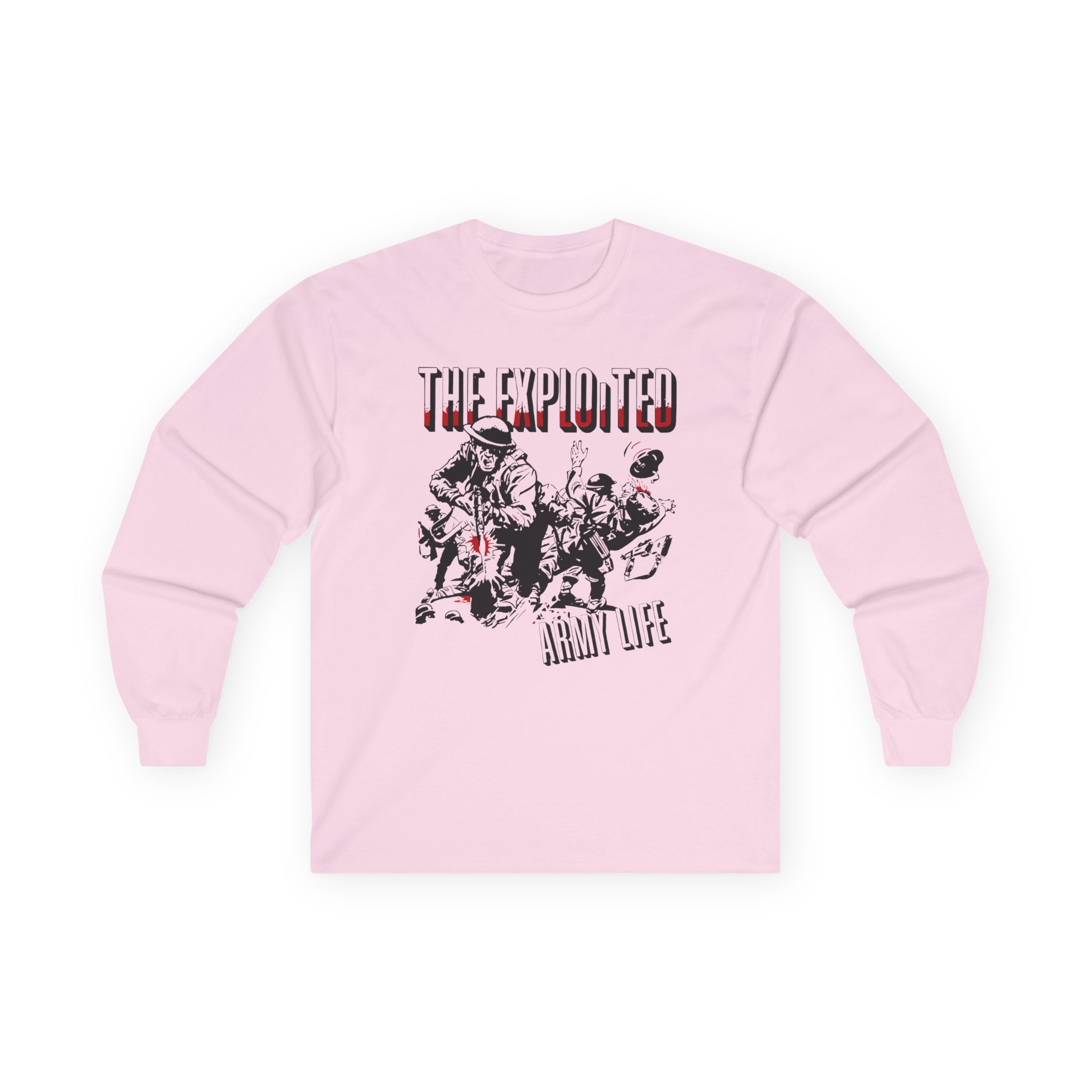The Exploited Army Life Unisex Ultra Cotton Long Sleeve Tee