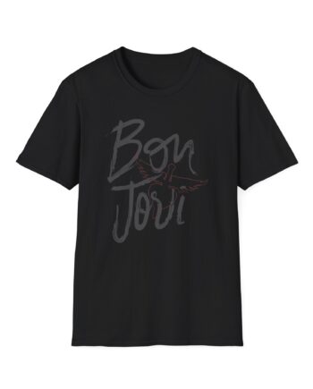 Bon Jovi Brush Strokes Unisex Softstyle T-Shirt