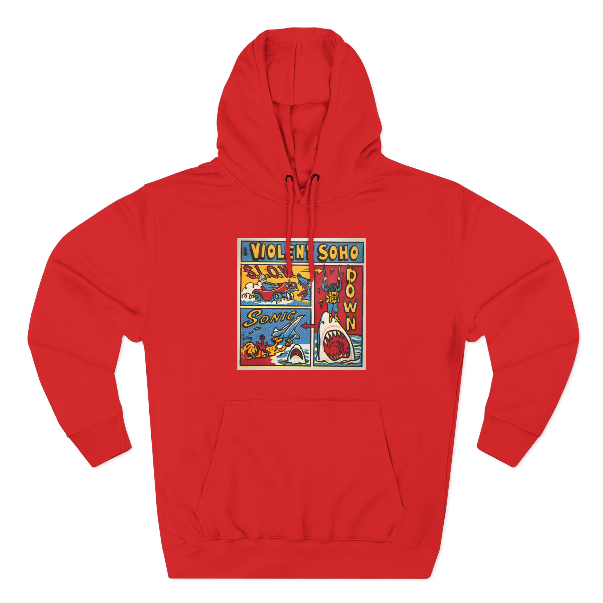 Violent Soho Slow Down Sonic Three-Panel Fleece Hoodie