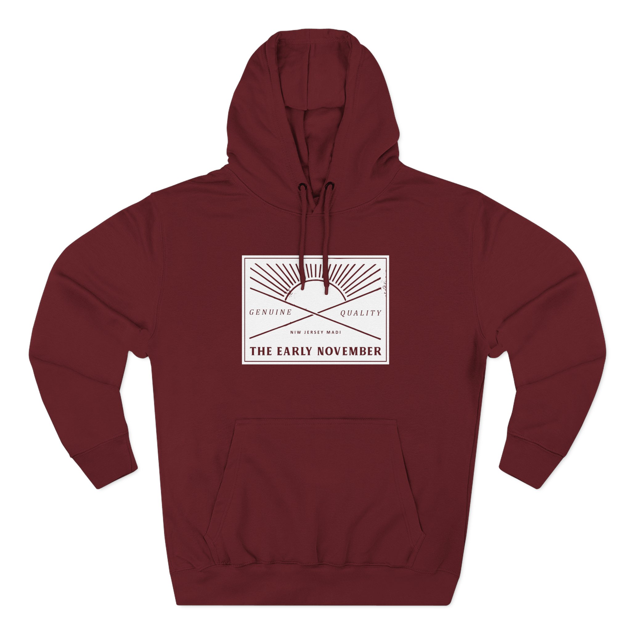 The Early November Sunrise Three-Panel Fleece Hoodie