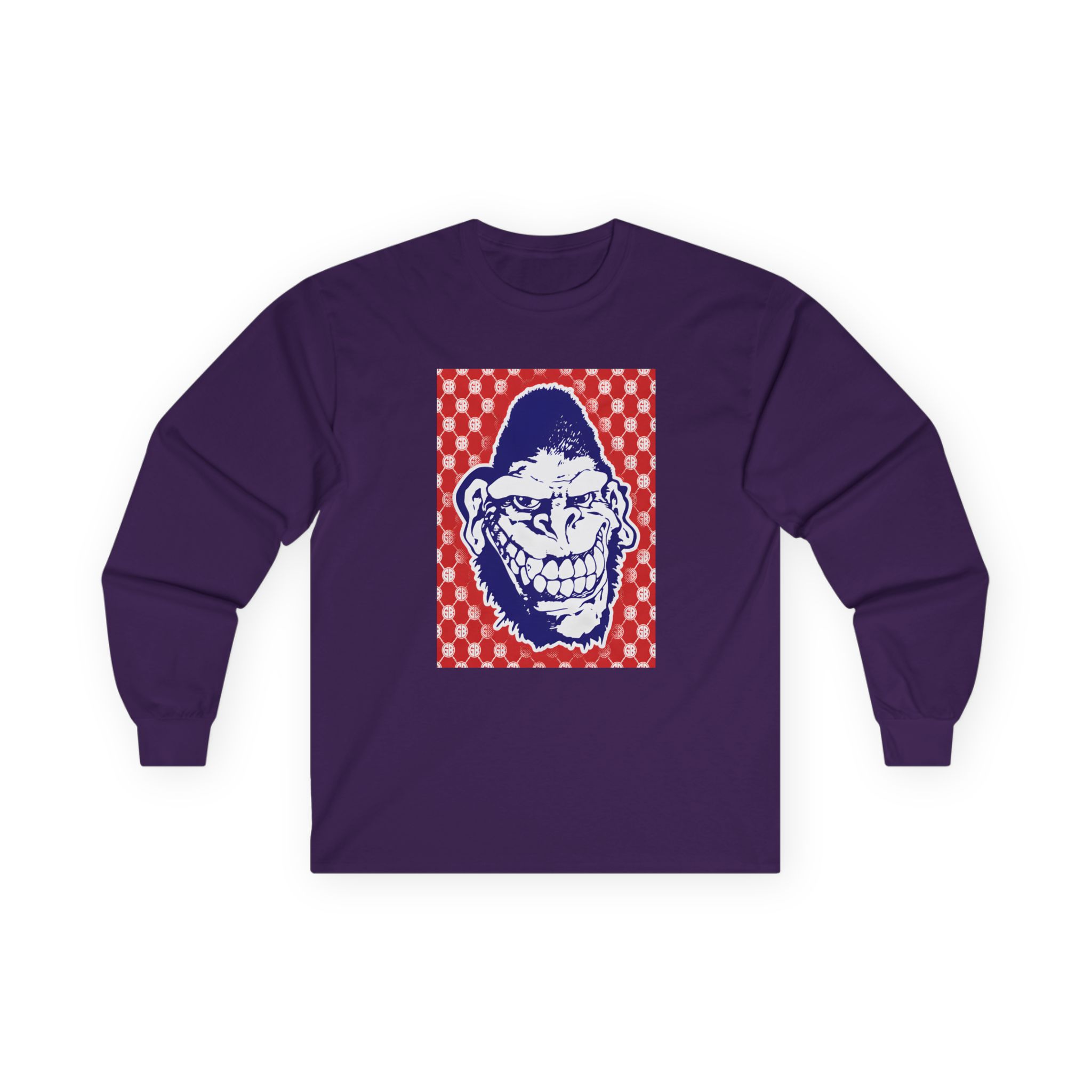 Gorilla Biscuits Gb Pattern Unisex Ultra Cotton Long Sleeve Tee