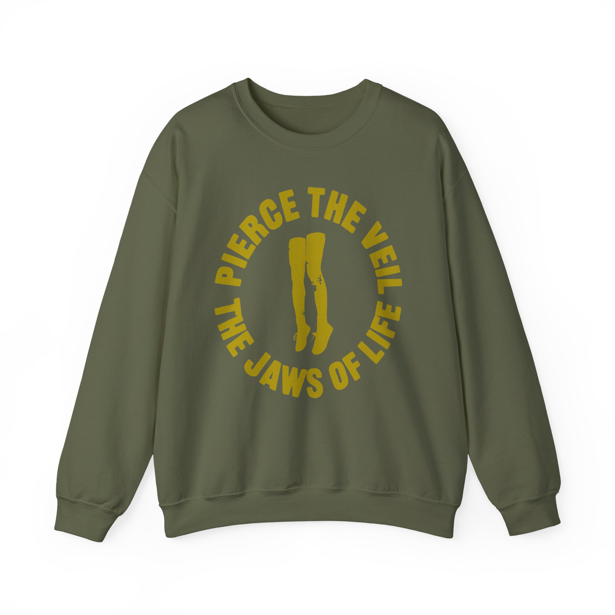 Pierce the Veil Jaws of Life Tie Dye Unisex Heavy Blendâ„¢ Crewneck Sweatshirt